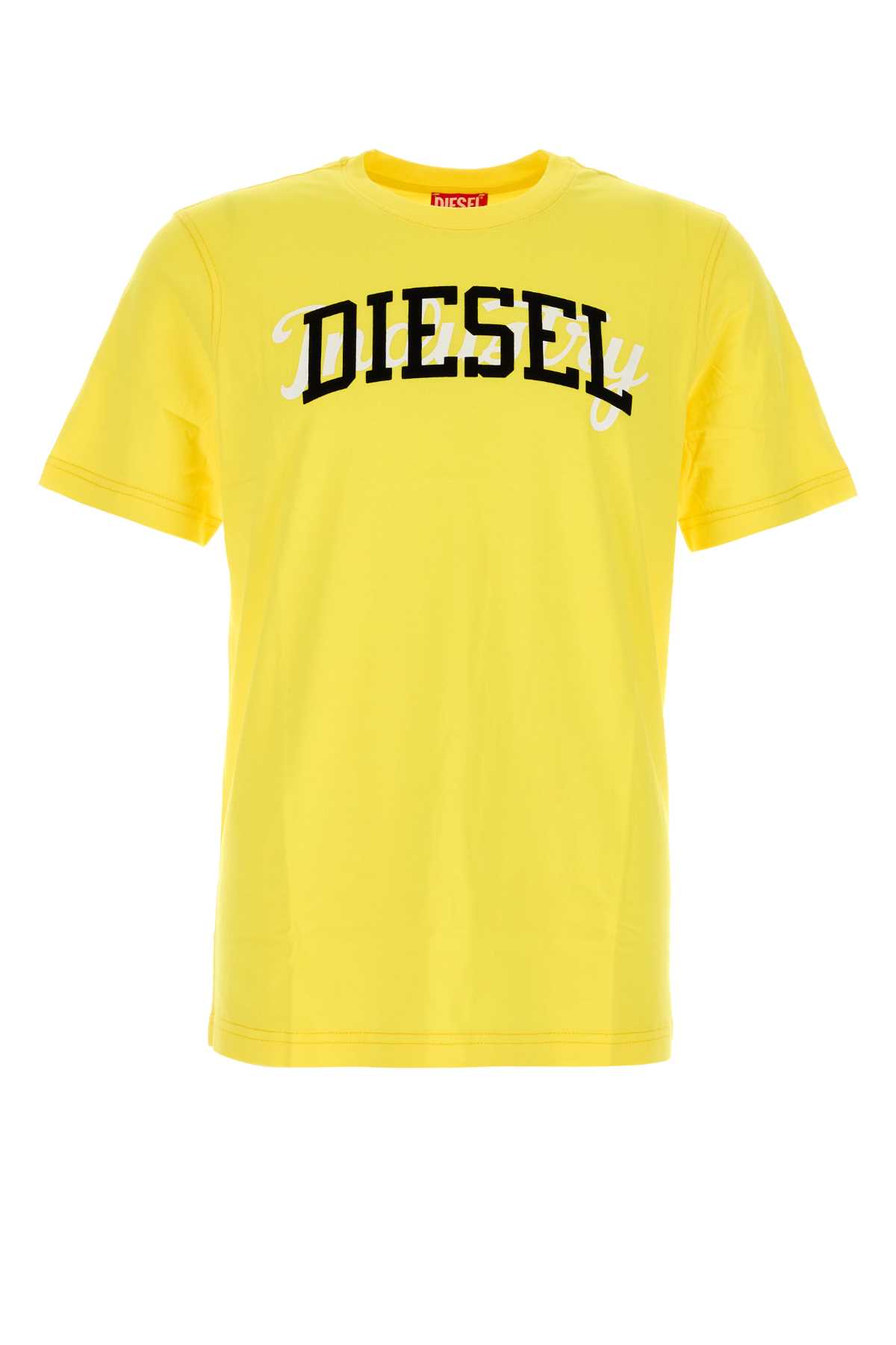 Yellow Cotton T-just T-shirt