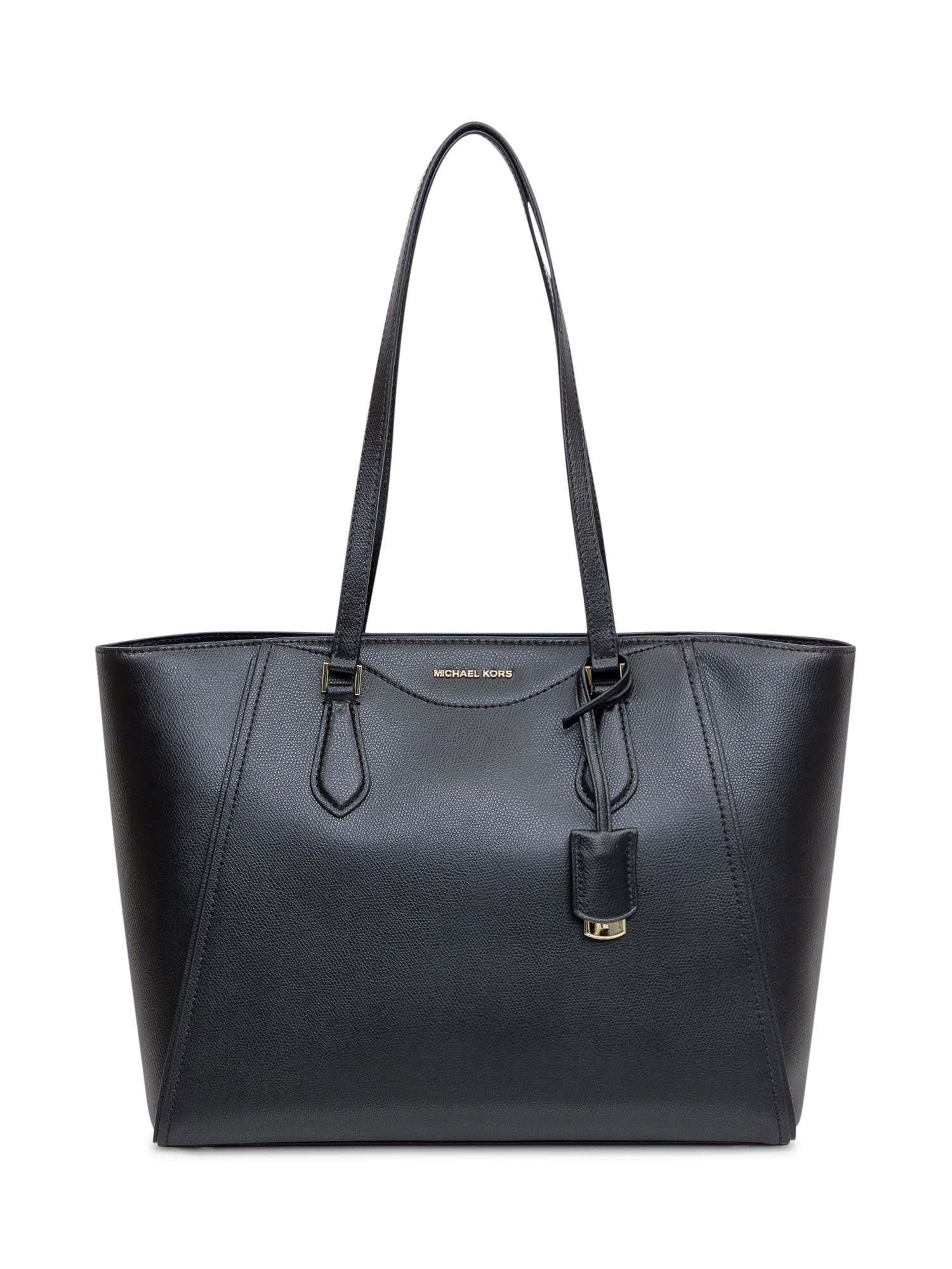 Shop Michael Michael Kors Large Taryn Bag In Black