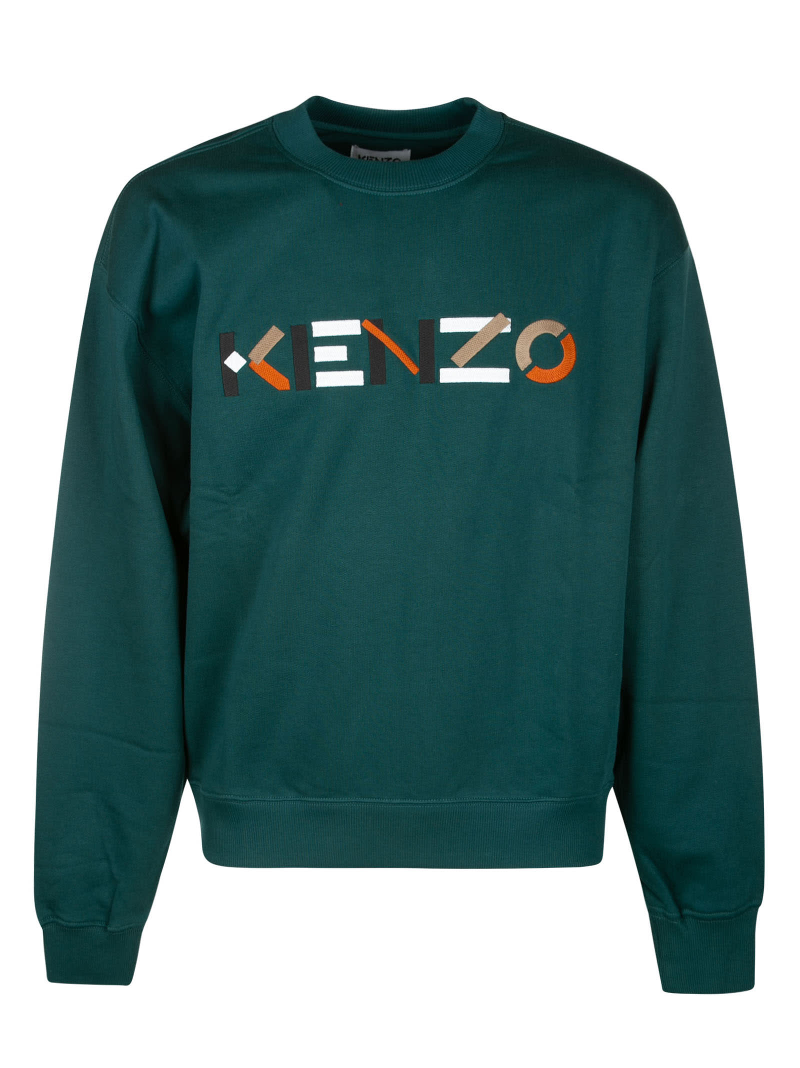 Kenzo Logo Multicolor Oversized Sweatshirt