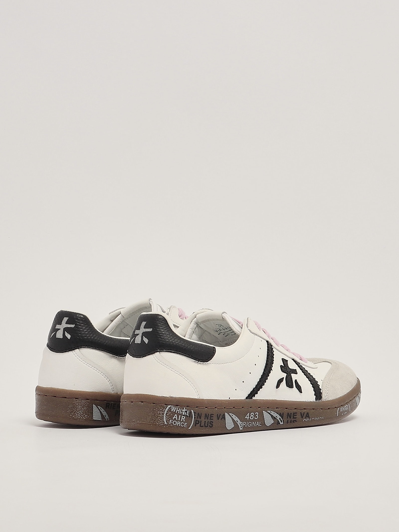 Shop Premiata Bonnied Sneaker In Bianco-nero