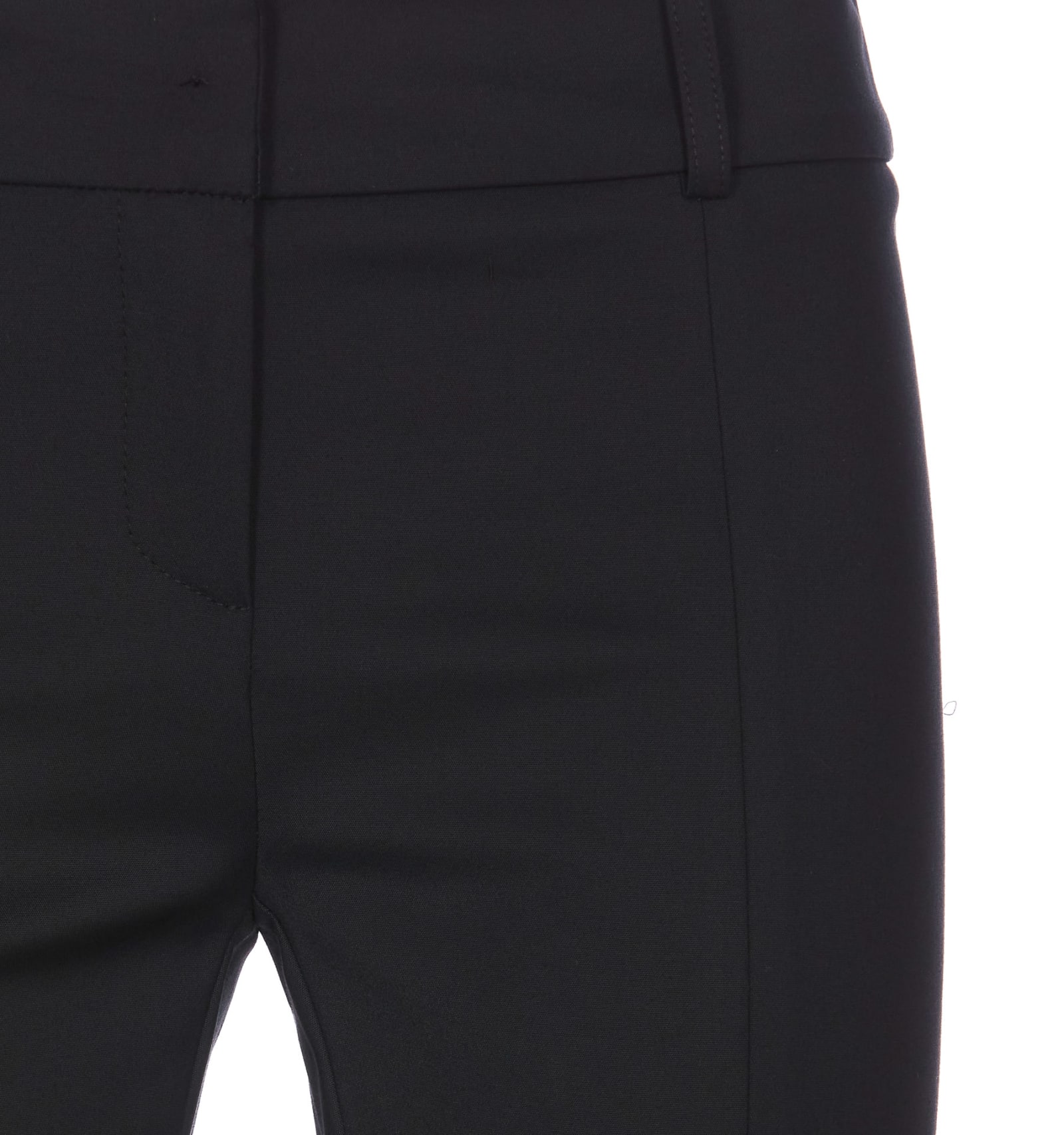Shop Patrizia Pepe Slim Trousers In Black