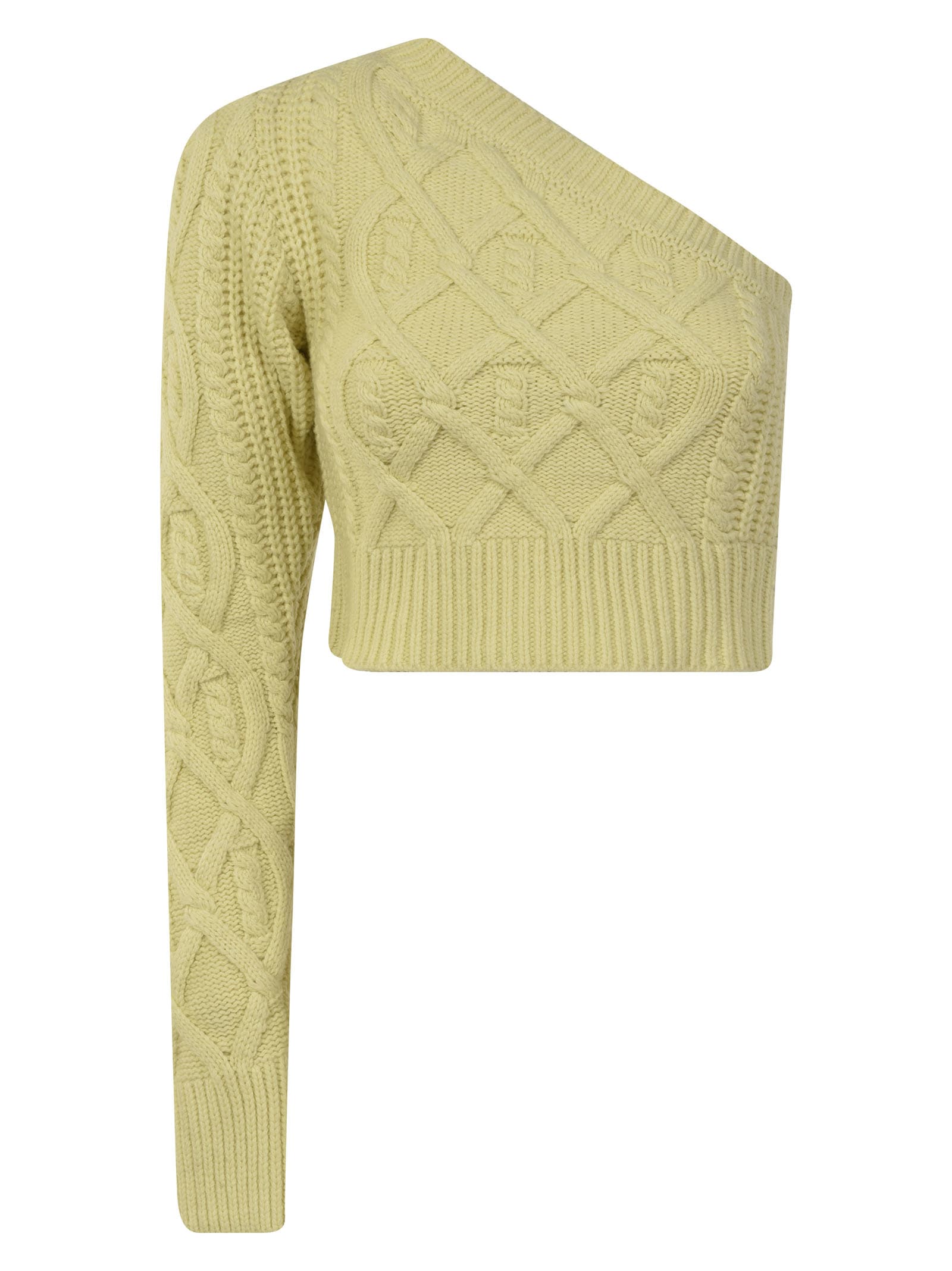 WANDERING Single Shoulder Knitted Sweater