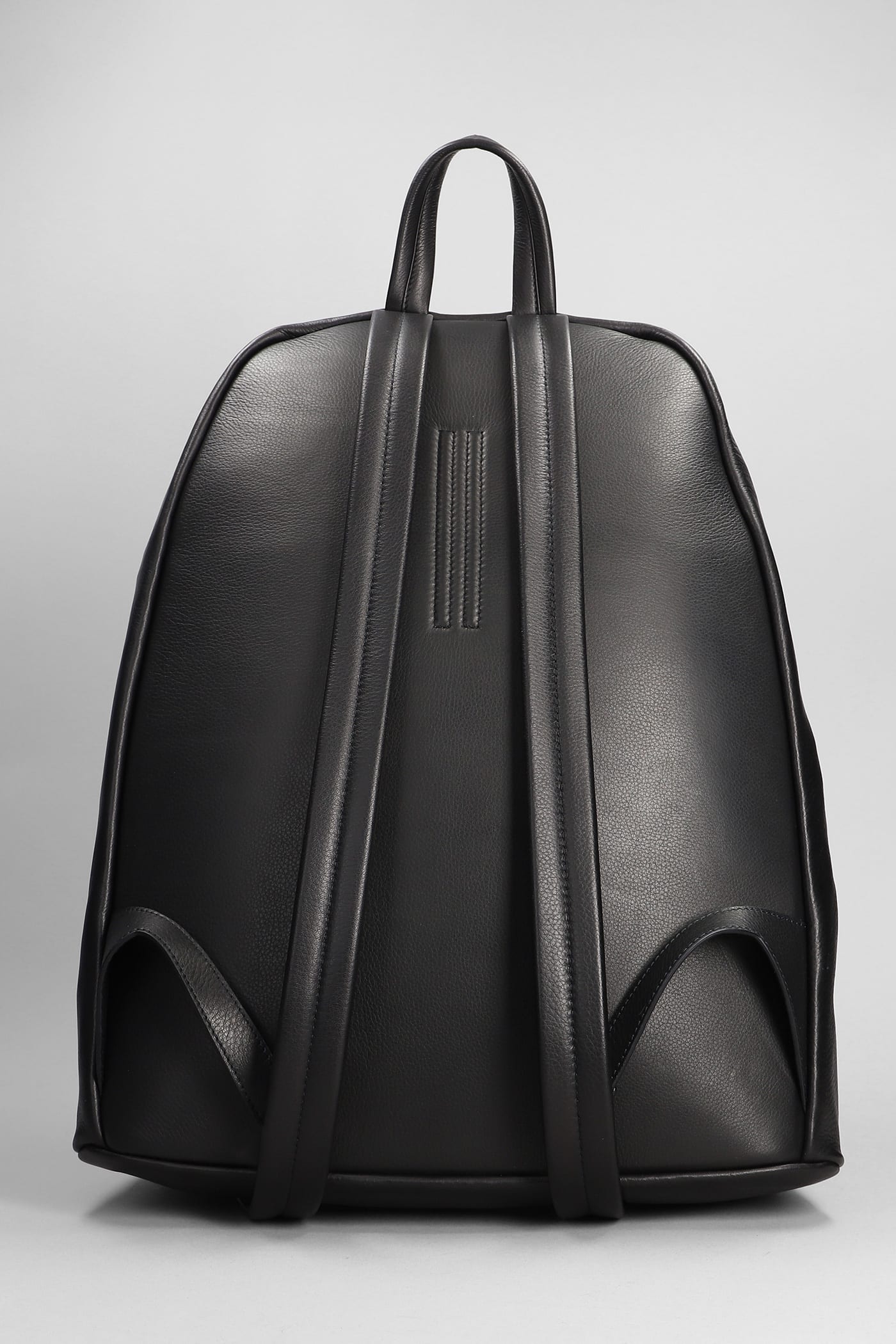 Shop Rick Owens Backpack Backpack In Black Leather