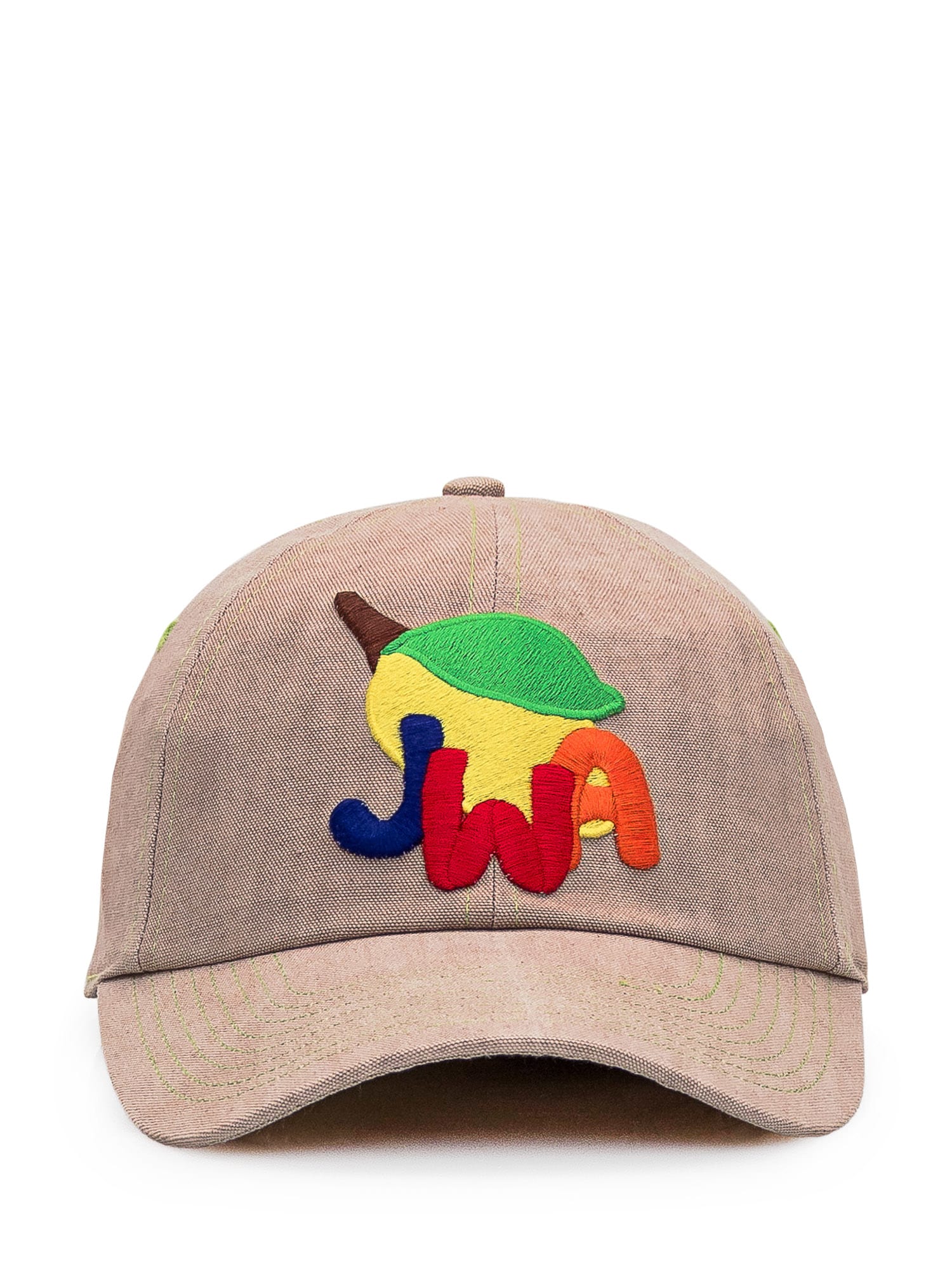 Shop Jw Anderson Logo Cap In Putty