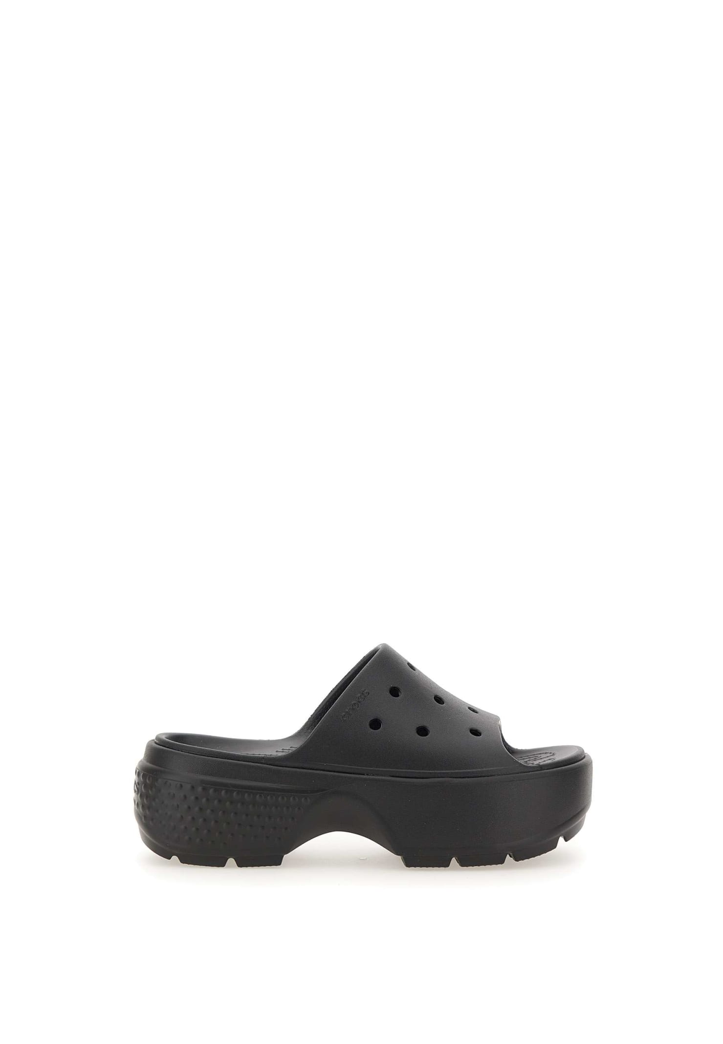 Crocs Stomp Slide Sandals In Black