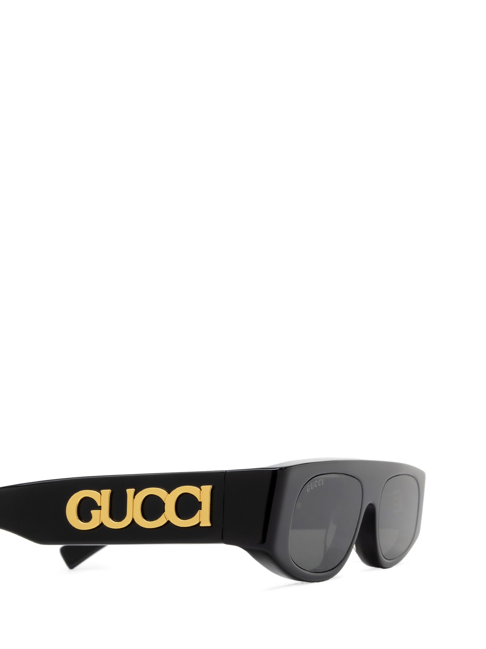 Shop Gucci Gg1771s Black Sunglasses