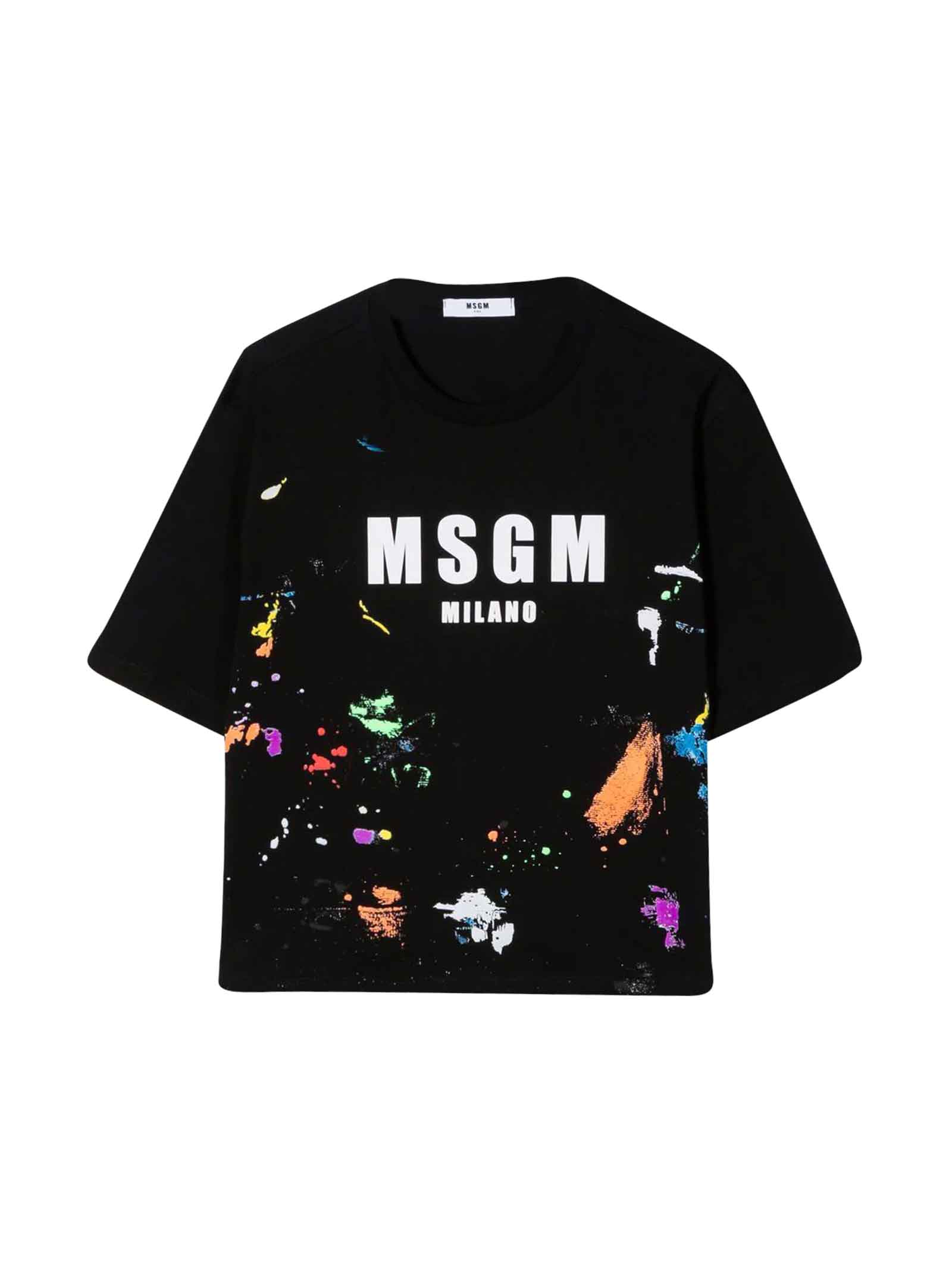 MSGM Girl Black T-shirt