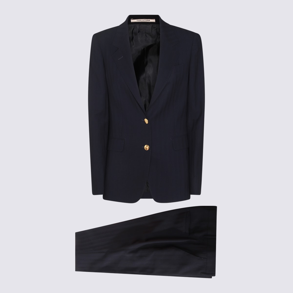 Navy Blue Wool Suits