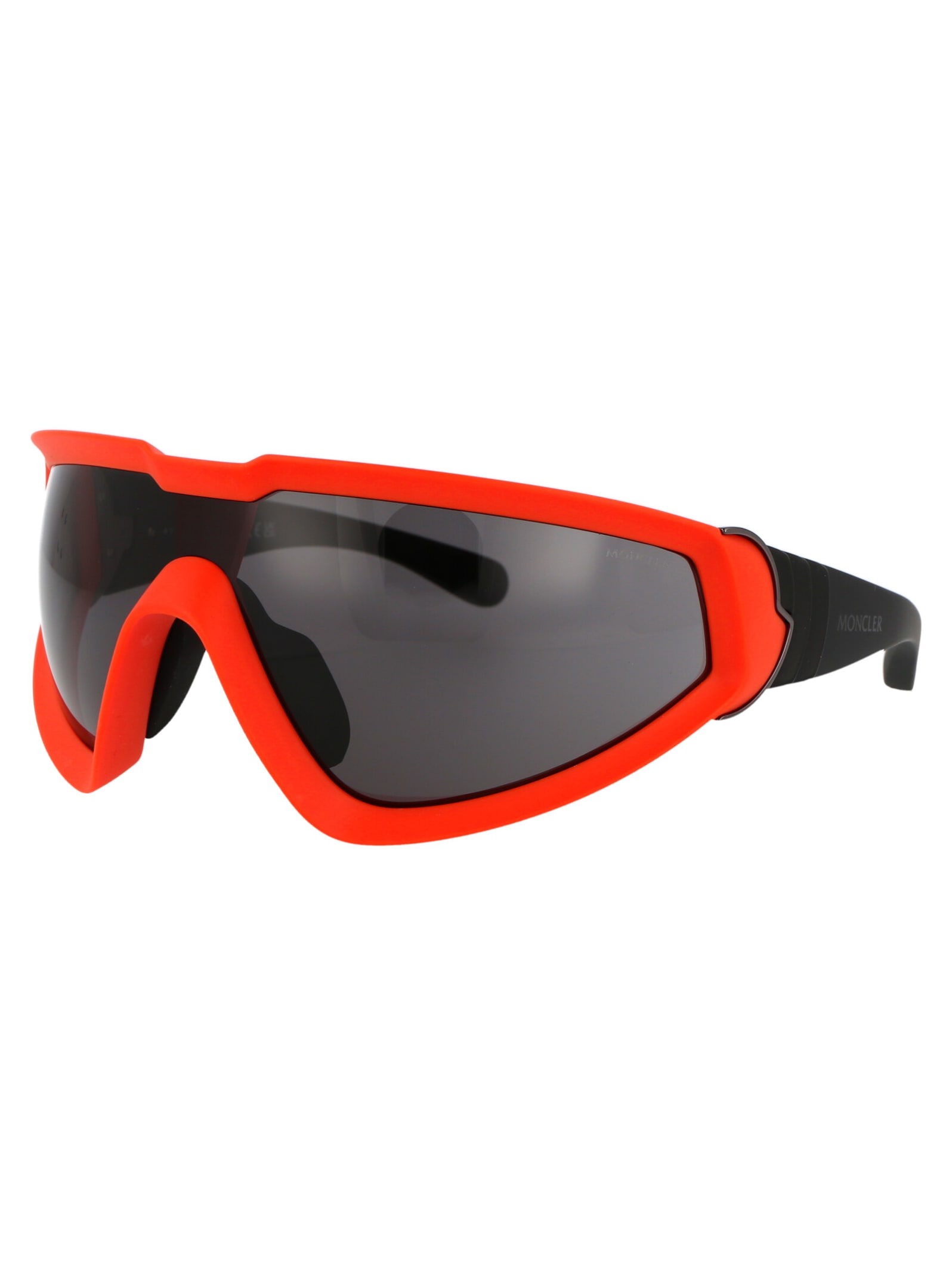 Shop Moncler Ml0249 Sunglasses In 43a Orange