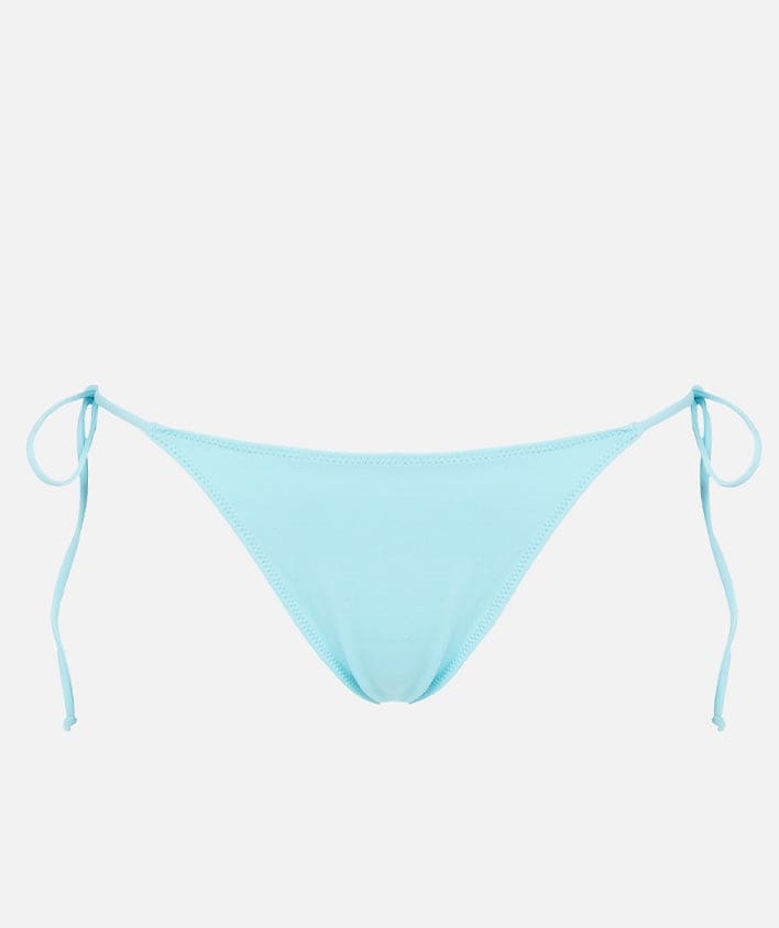 Mc2 Saint Barth Woman Terry Cotton Classic Swim Briefs Virgo In Green