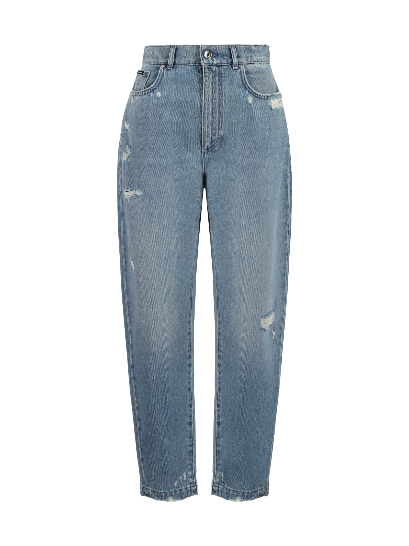 Shop Dolce & Gabbana Jeans In Clear Blue