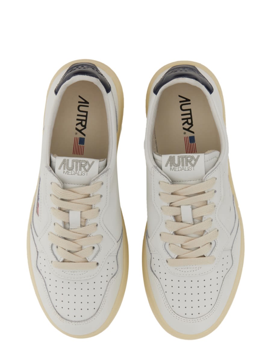 Shop Autry Medalist Low Sneaker In Multicolour