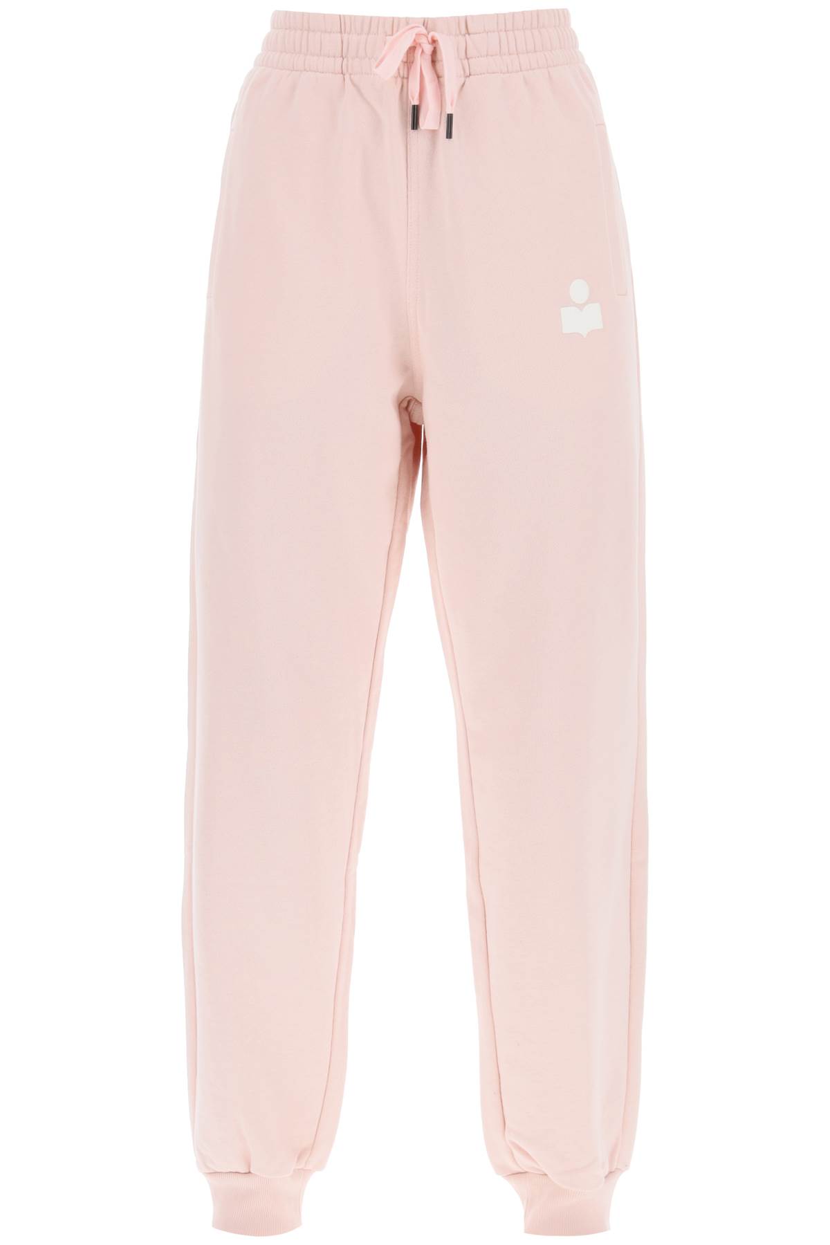 Shop Marant Etoile Malona Joggers In Pearl Rose Ecru (pink)