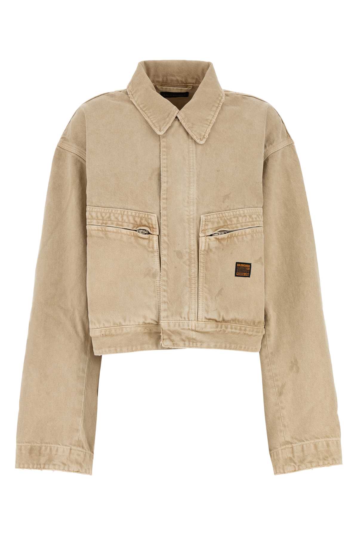 Beige Denim Jacket