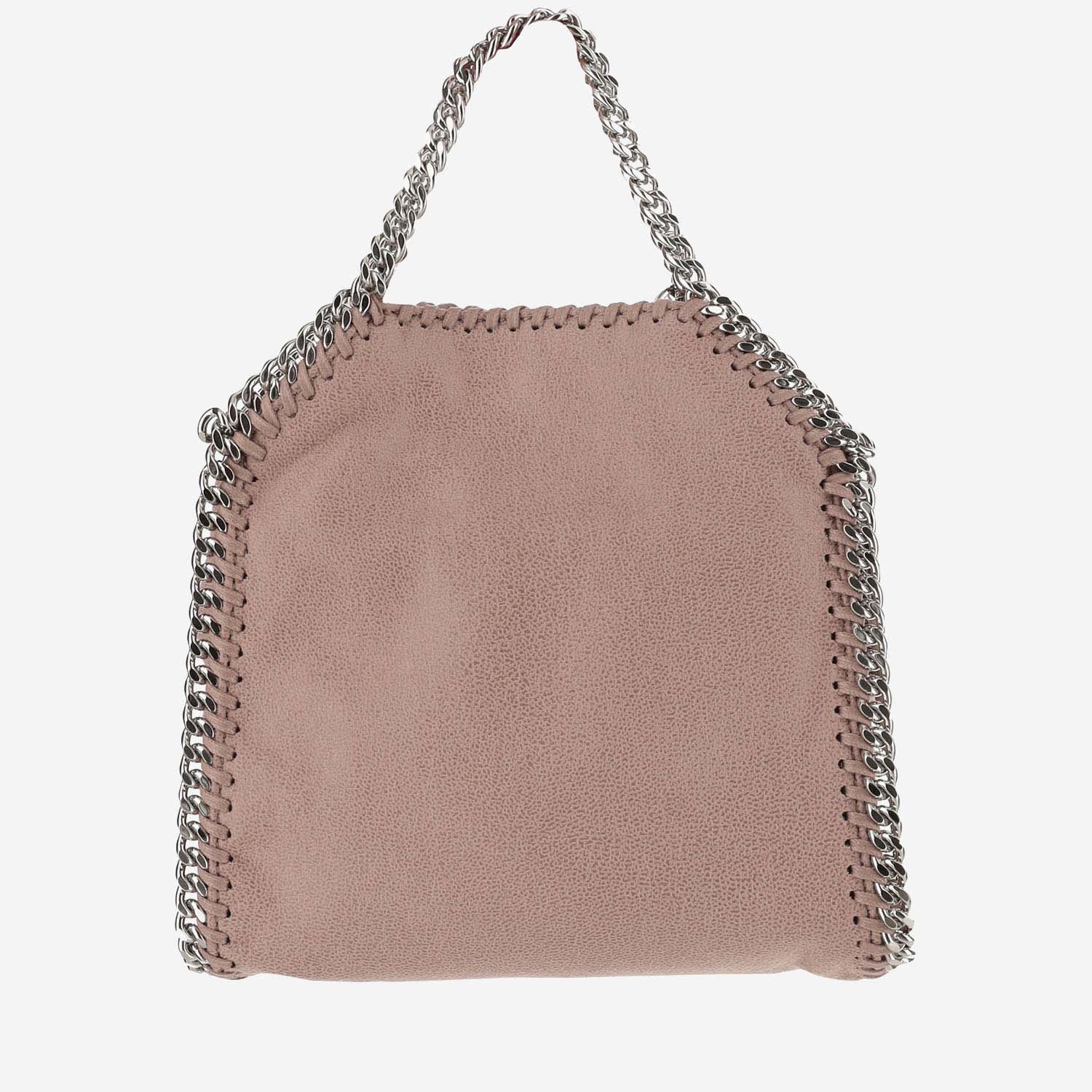 Shop Stella Mccartney Tiny Falabella Tote Bag In Pink