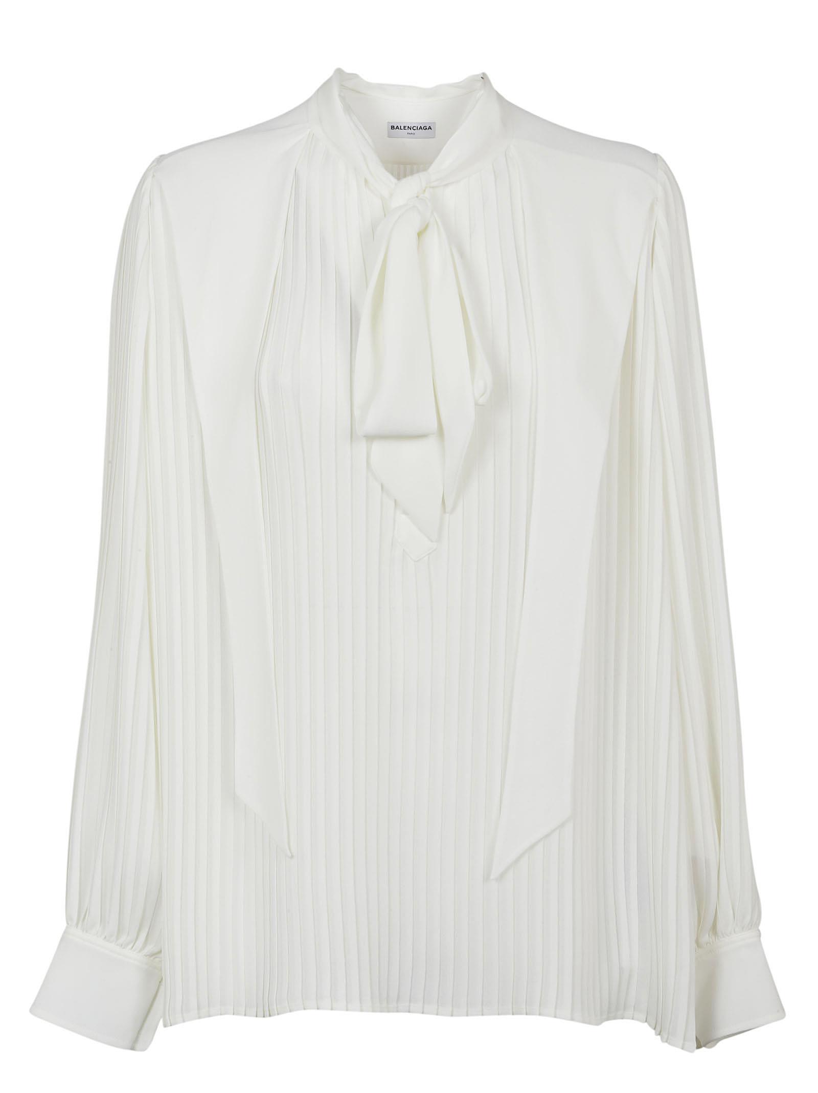 balenciaga white blouse