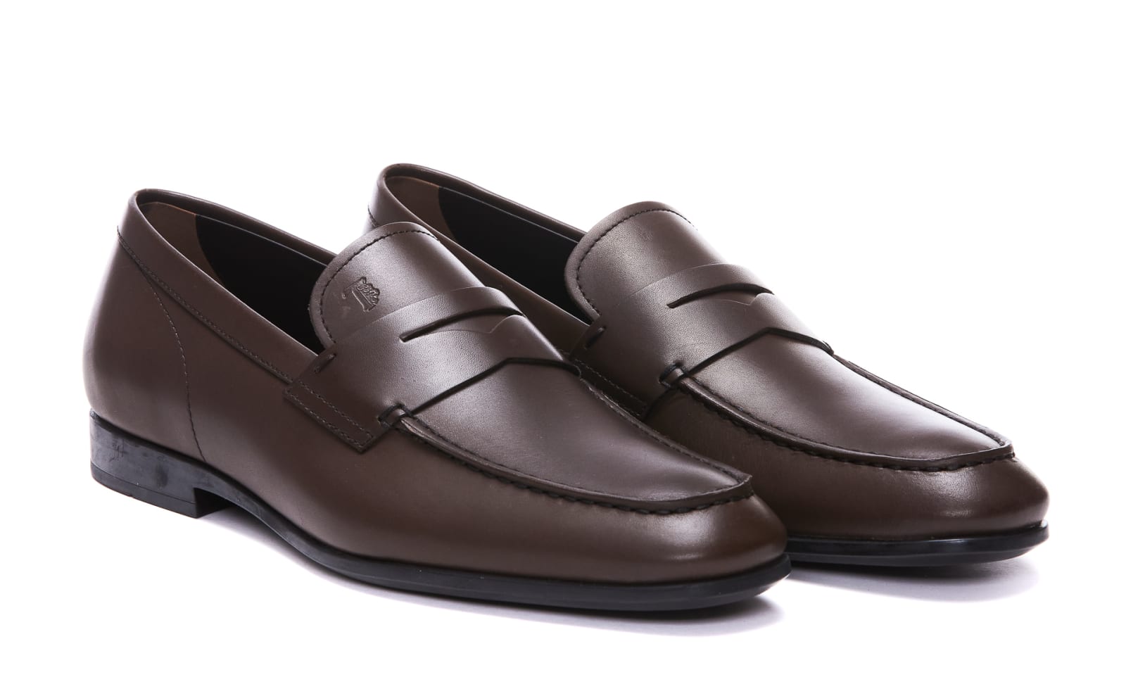 Shop Tod's Loafers In Dark