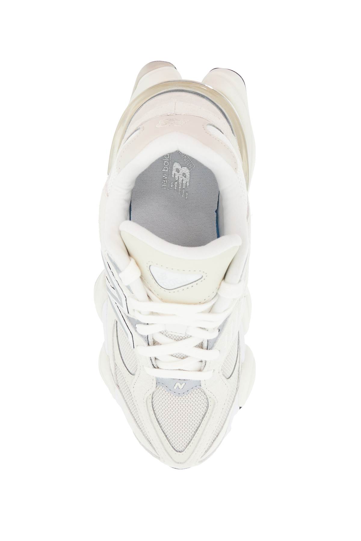 Shop New Balance 9060 Sneakers In Sea Salt Off White