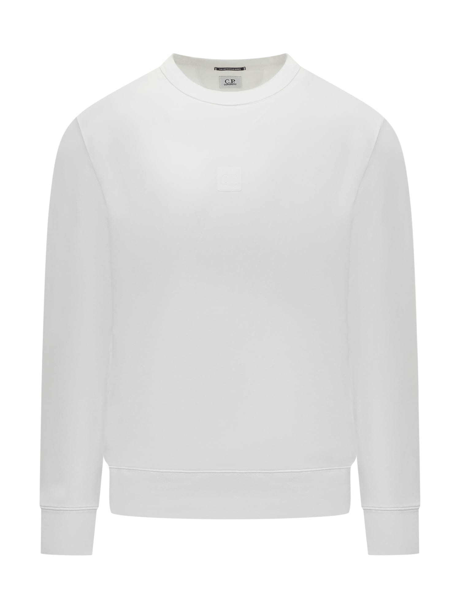 Shop C.p. Company Metropolis Sweatshirt Fleece In White