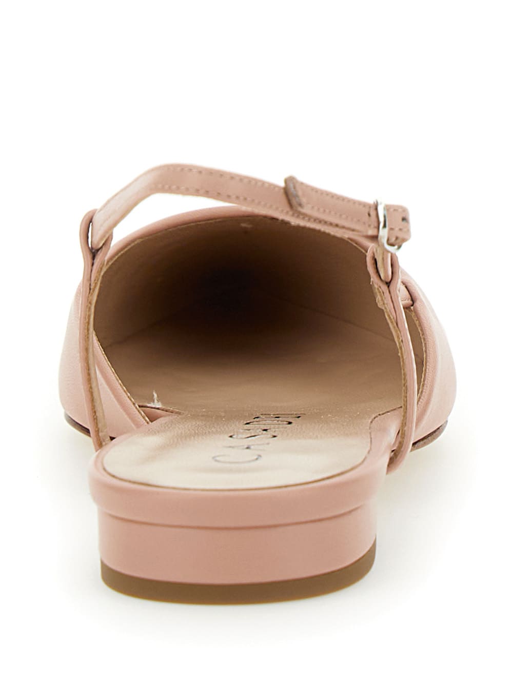 Shop Casadei Pink Slingback With Straps In Leather Woman