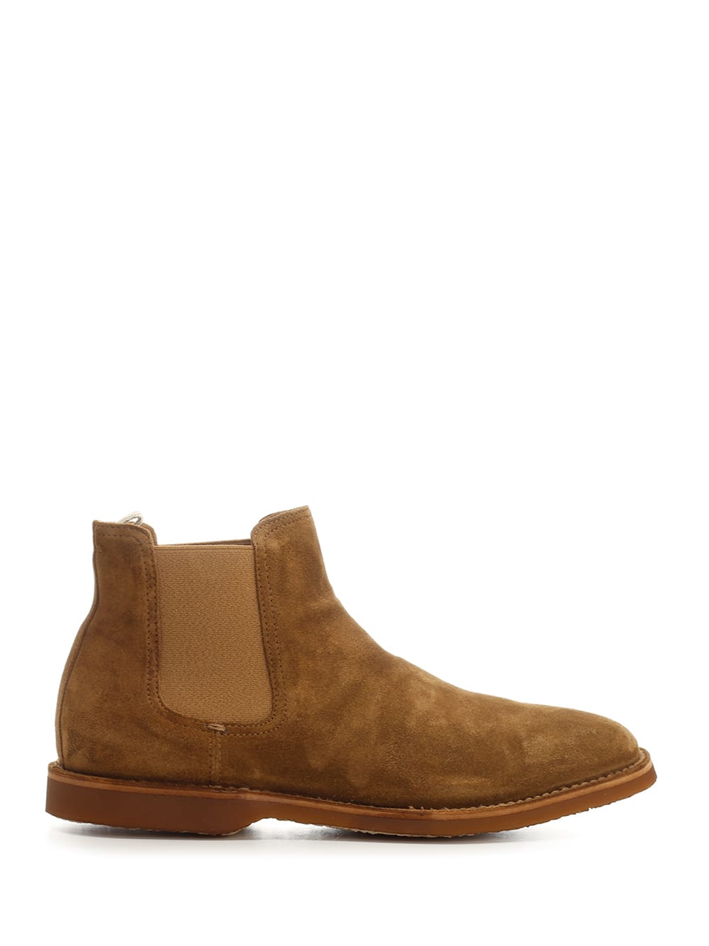 OFFICINE CREATIVE BROWN SUEDE CHEALSE BOOTS