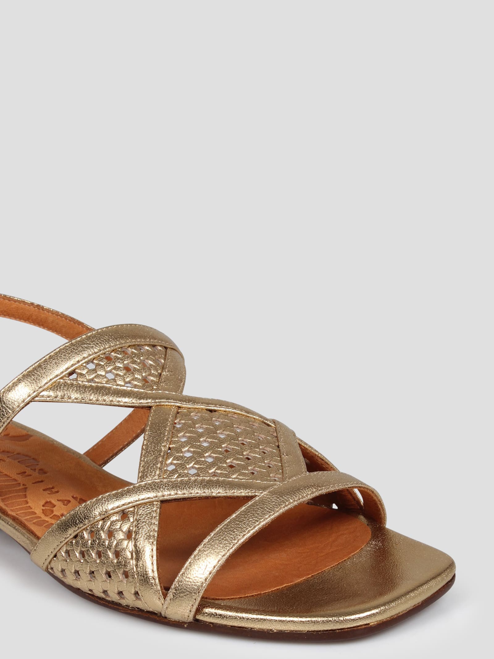Shop Chie Mihara Tassi Sandals In Metallic