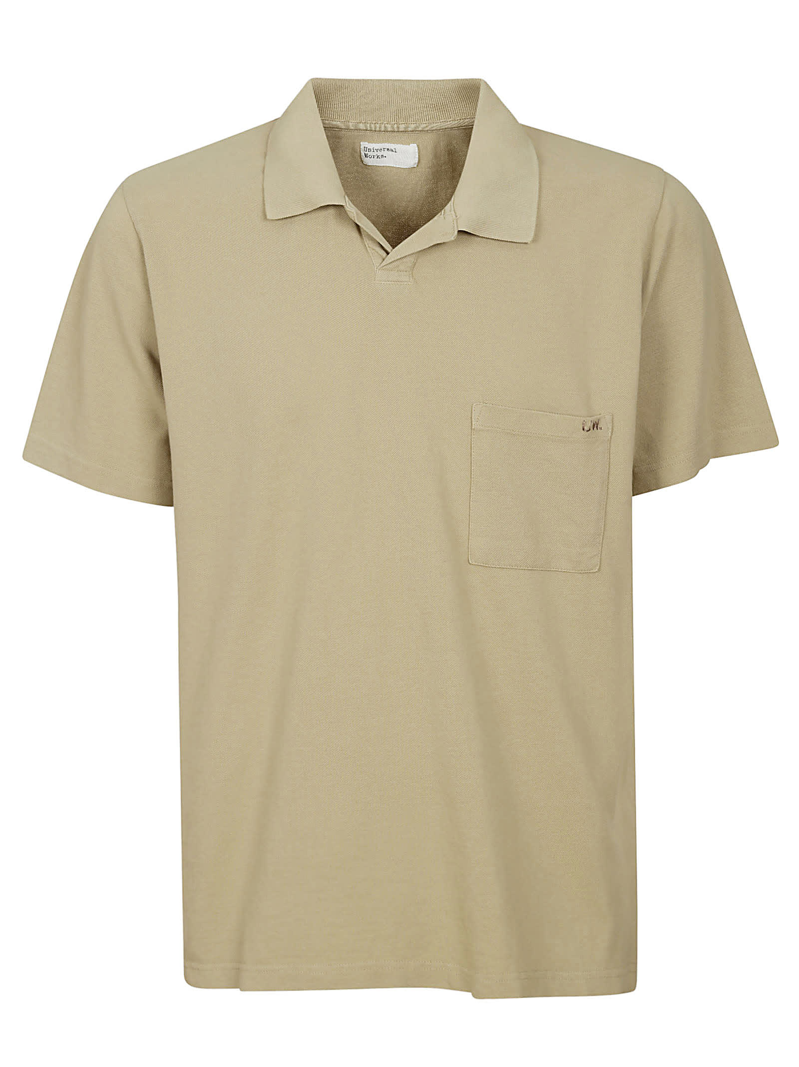 Shop Universal Works Vacation Polo In Summer Oak