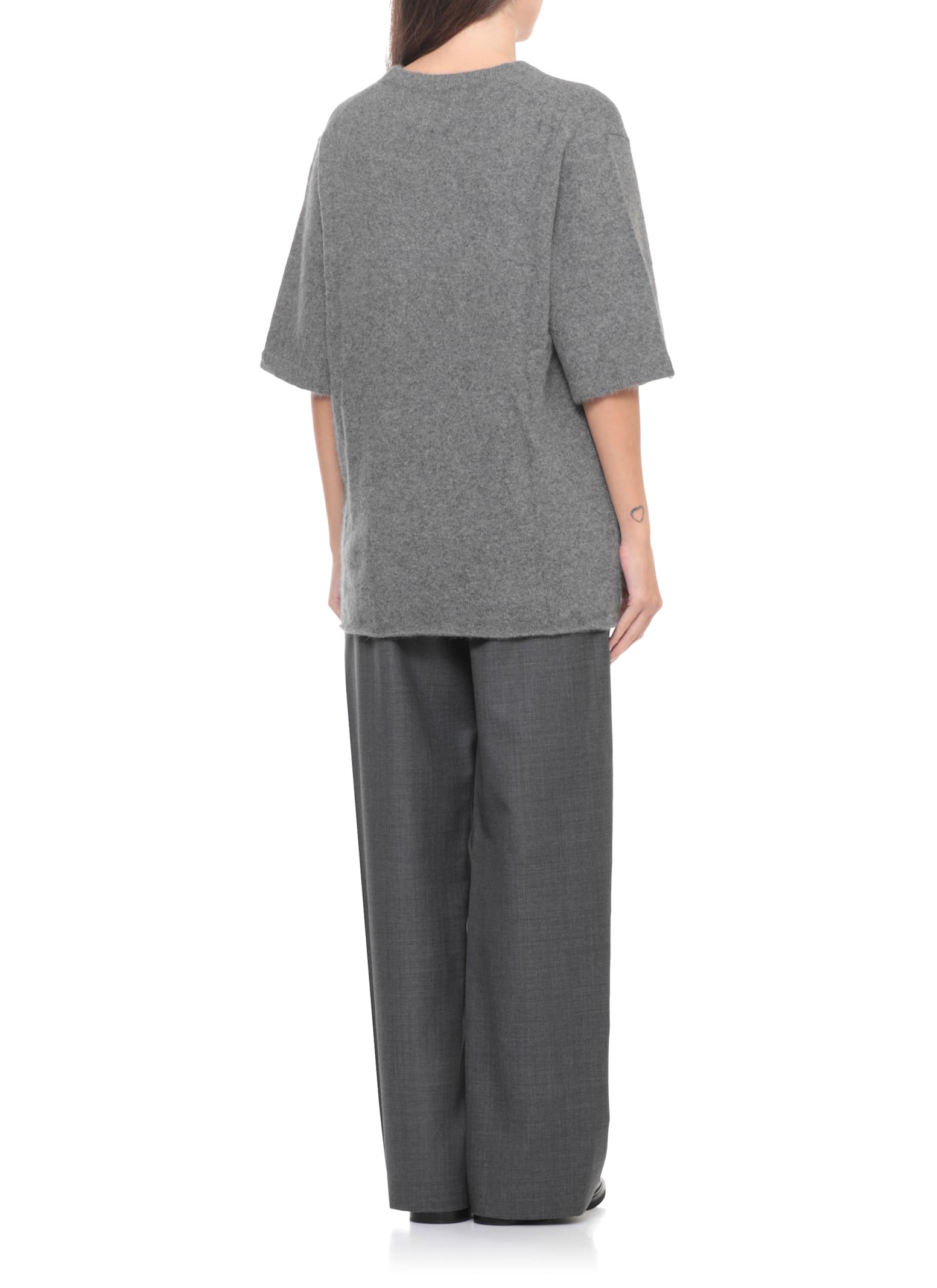 Loulou Studio Raven Sweater In Gray