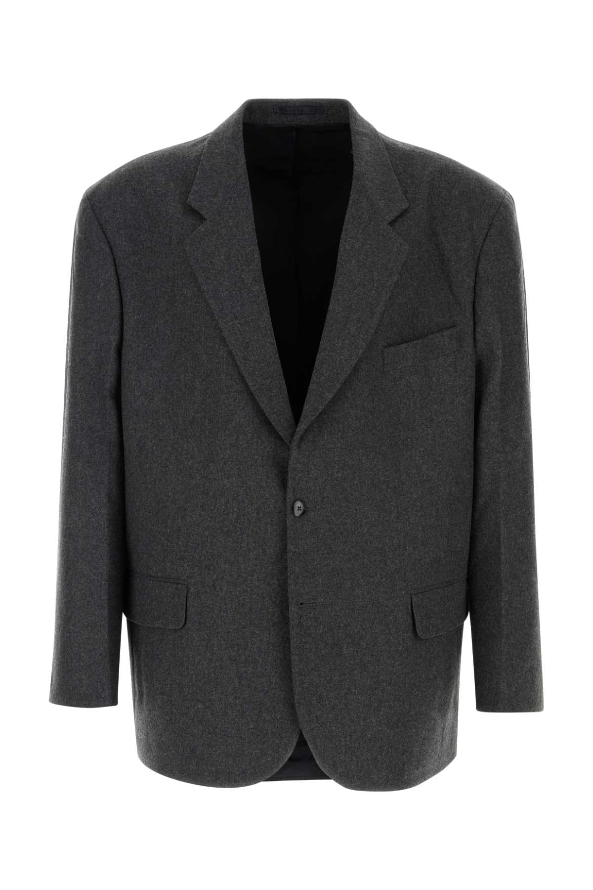 Graphite Wool Blend Blazer