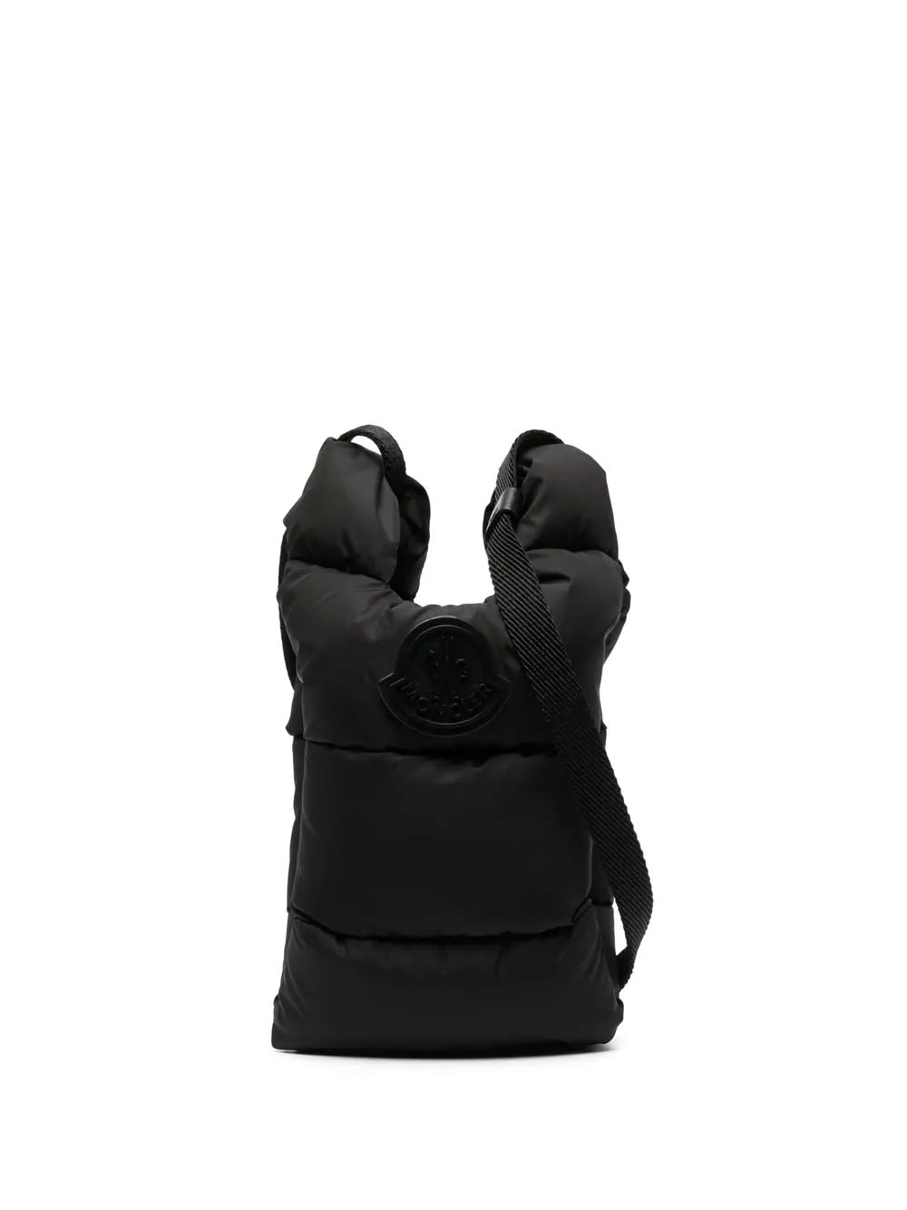 Shop Moncler Black Legere Crossbody Bag