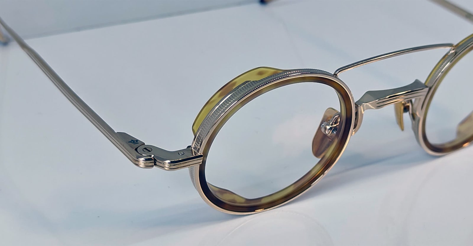 Shop Jacques Marie Mage Ringo 2 - Bichon Rx Glasses In Light Gold
