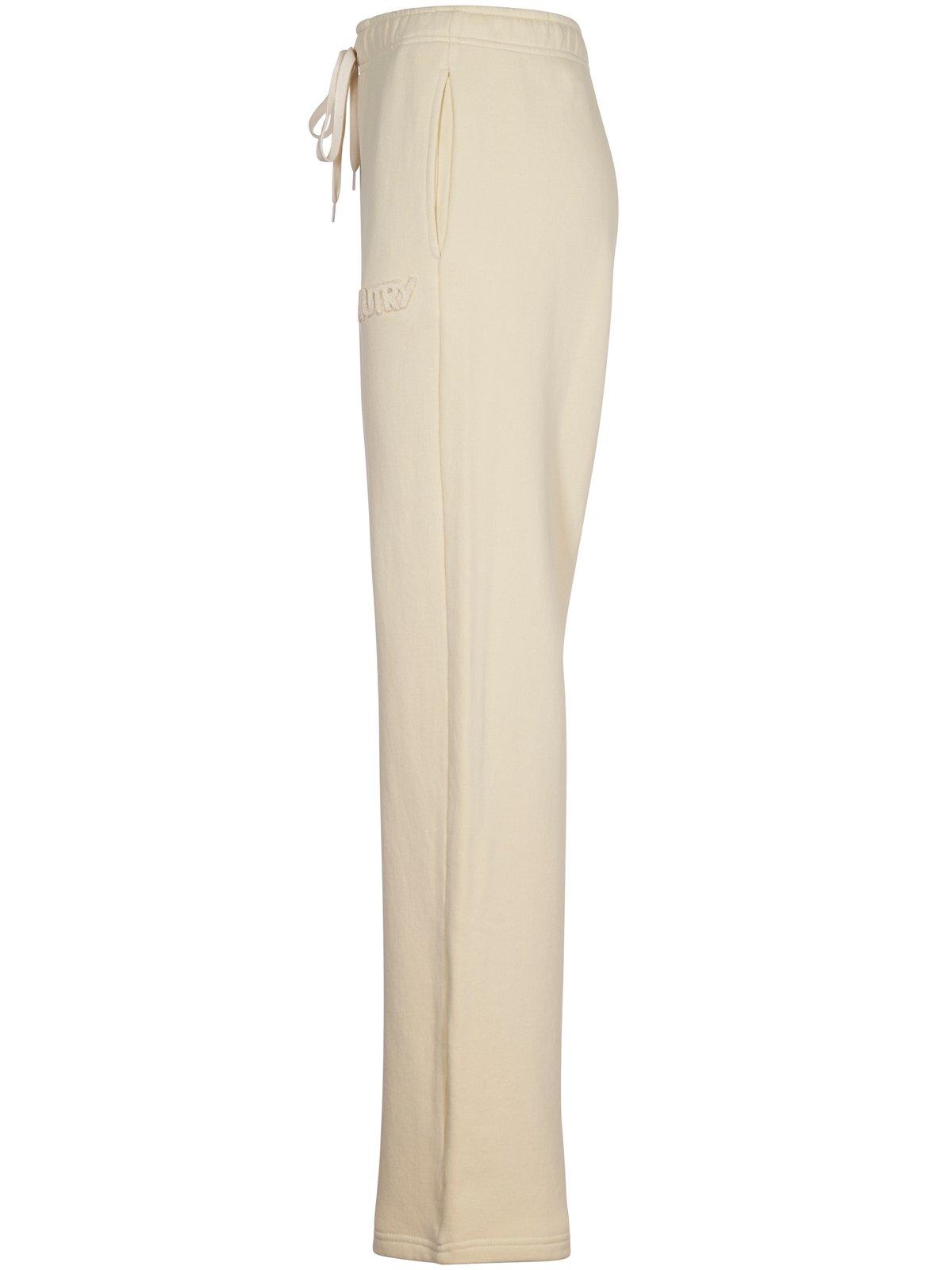 Autry Logo-embroidered Drawstring Track Pants In White