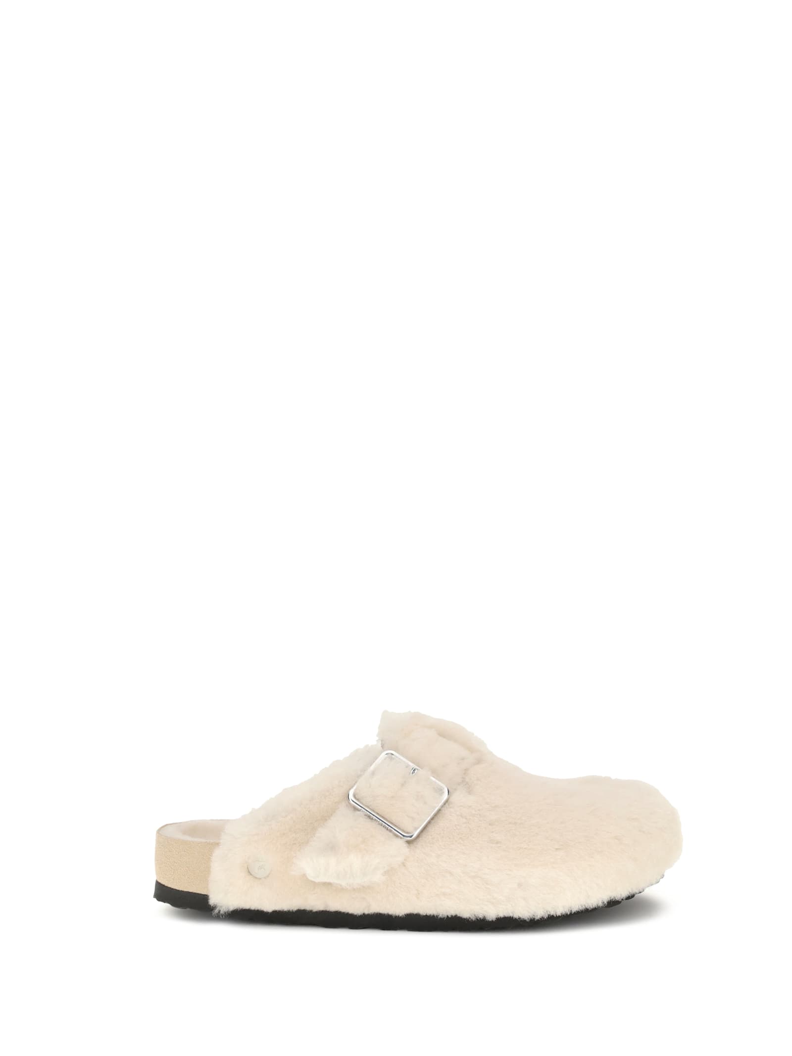 Birkenstock Boston Shearling Clogs Shoes In Multi