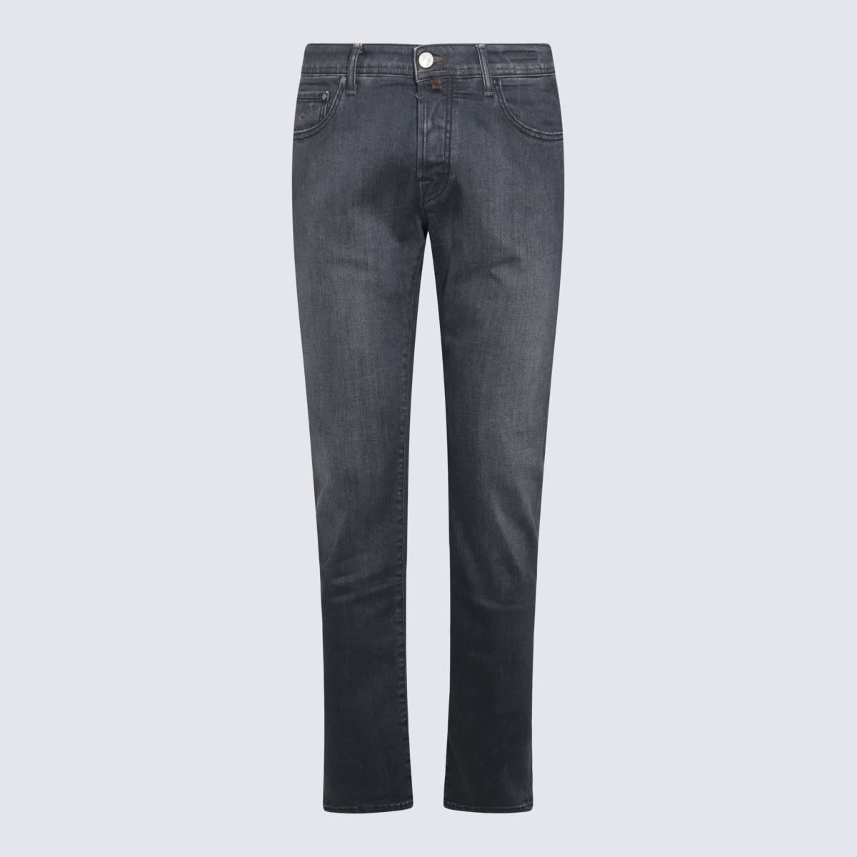 JACOB COHEN MEDIUM GREY COTTON JEANS 