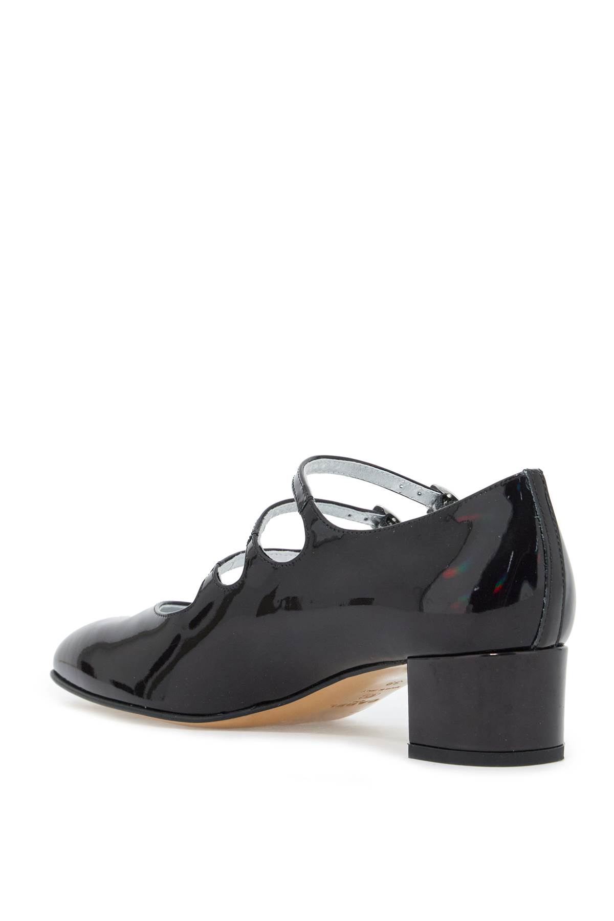 Shop Carel Metallic Mary Jane K In Black