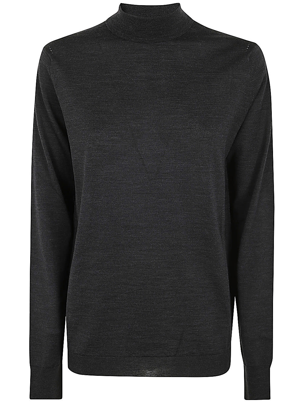 Shop Maison Margiela Round Neck Sweater In M Dark Grey