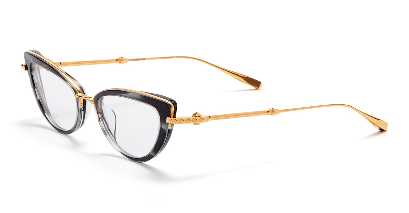 V-daydream - Yellow Gold / Black Swirl Rx Glasses