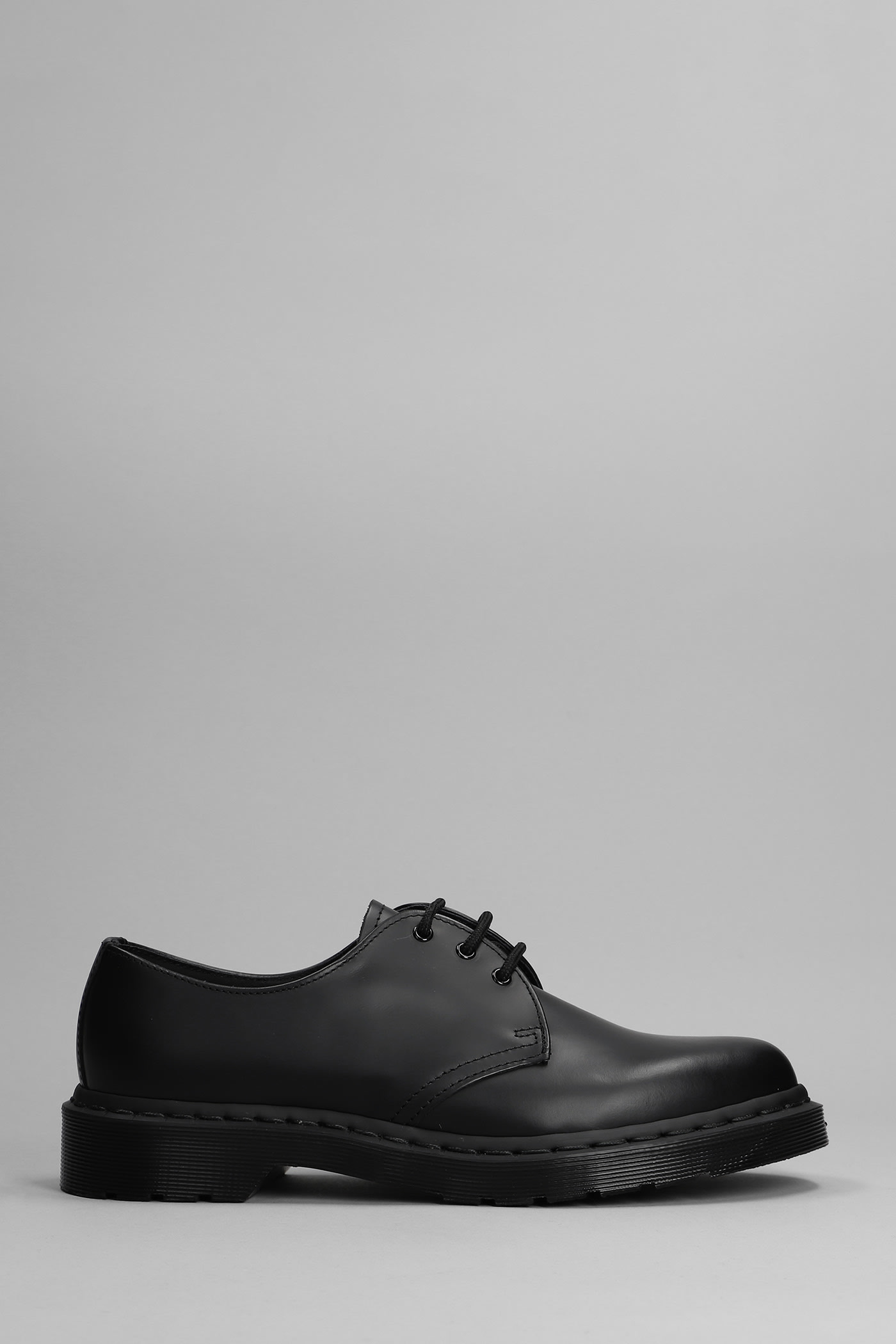 Dr. Martens 1461 Lace Up Shoes In Black Leather