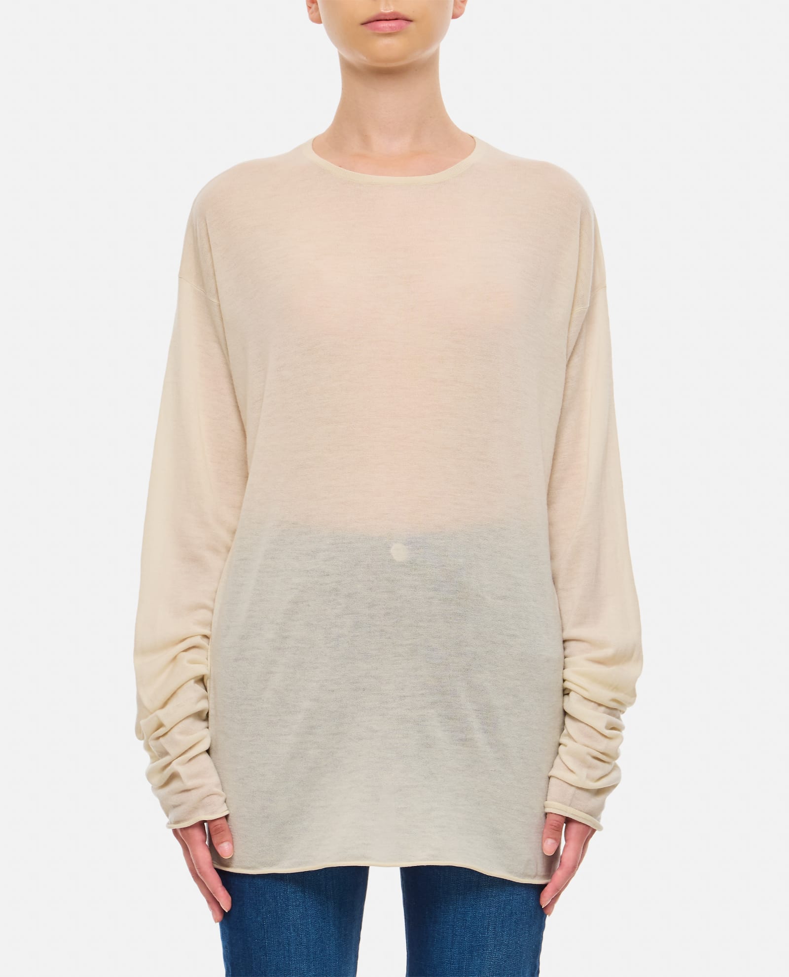 Gemini Cashmere Round Neck Sweater