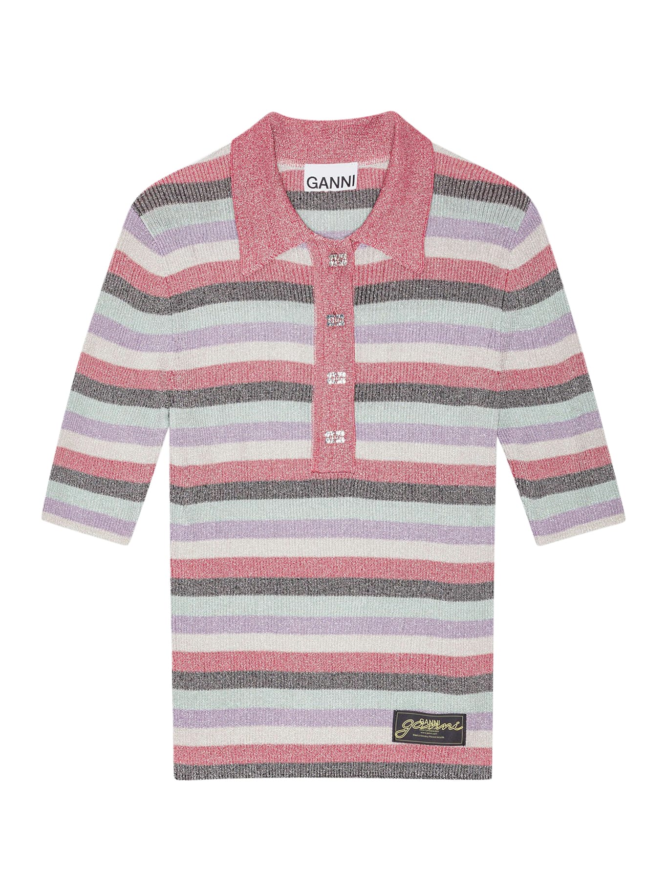 Light Sparkle Rib Polo