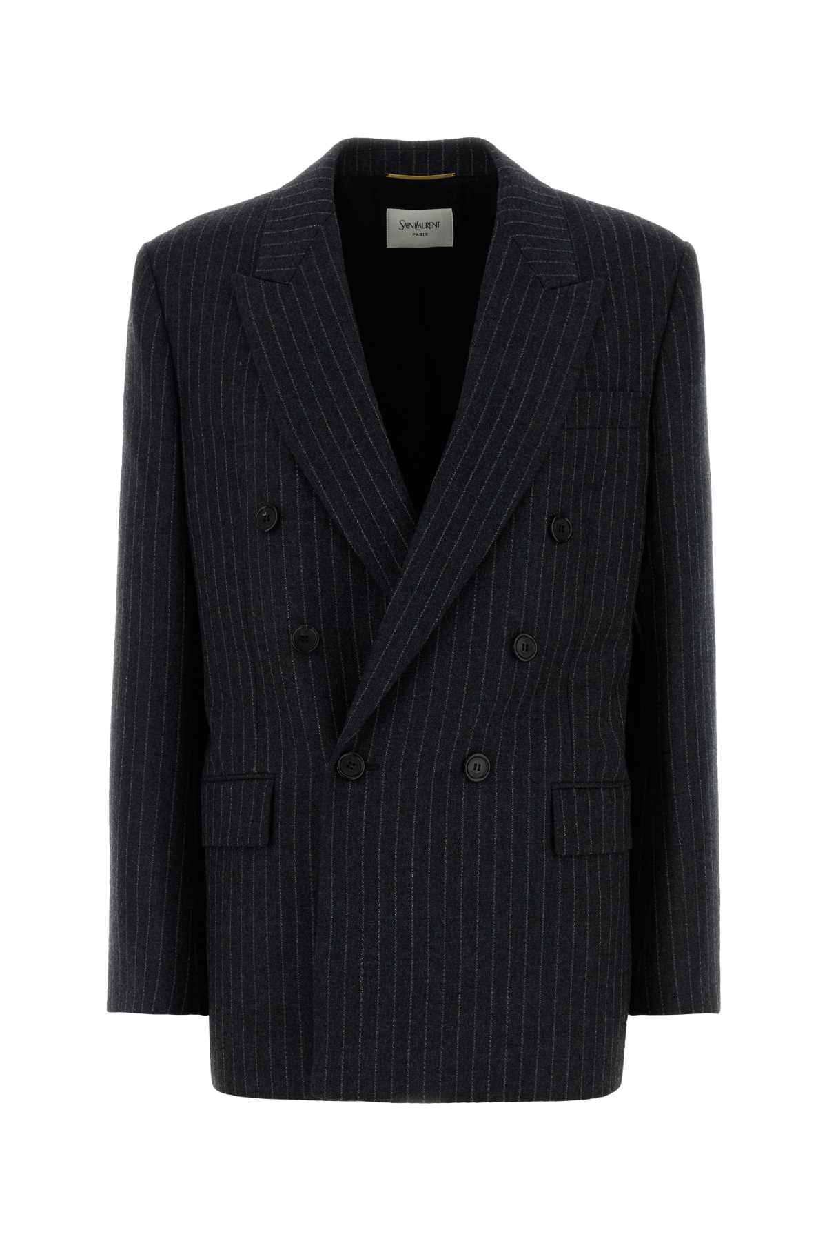 Saint Laurent Jackets And Vests In Black