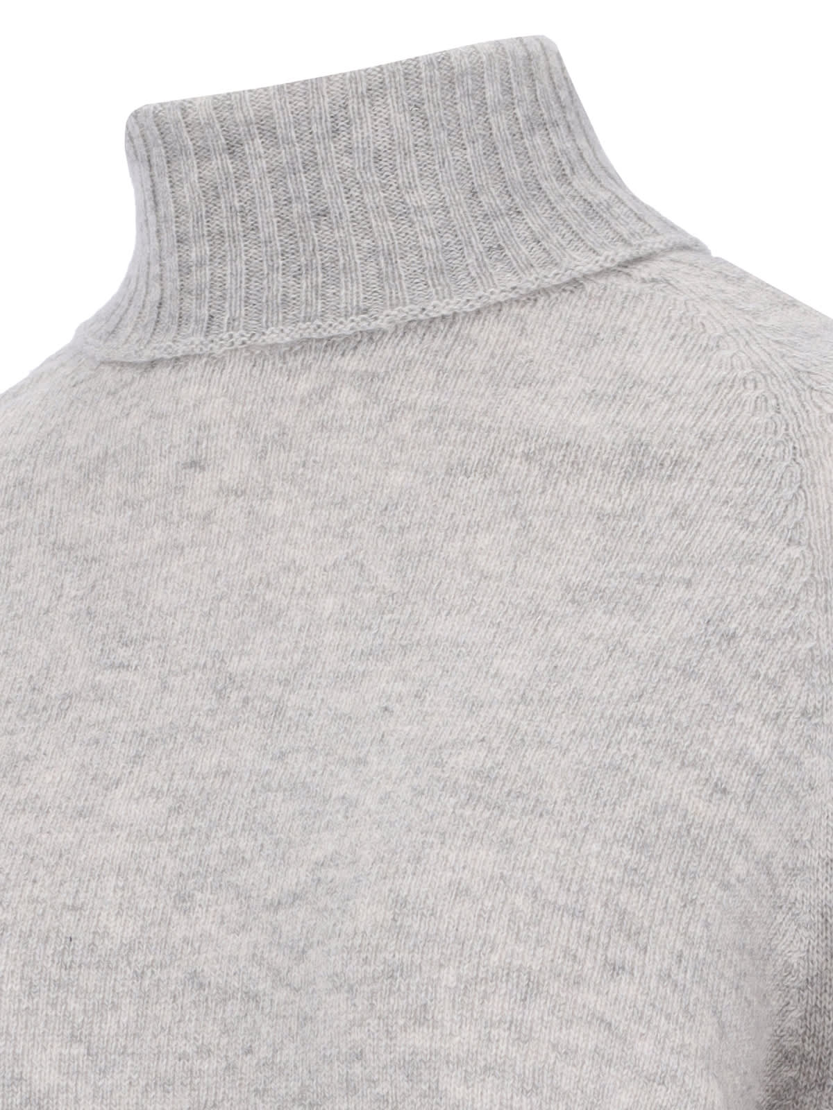 Shop Ma'ry'ya Classic Turtleneck Sweater In Gray