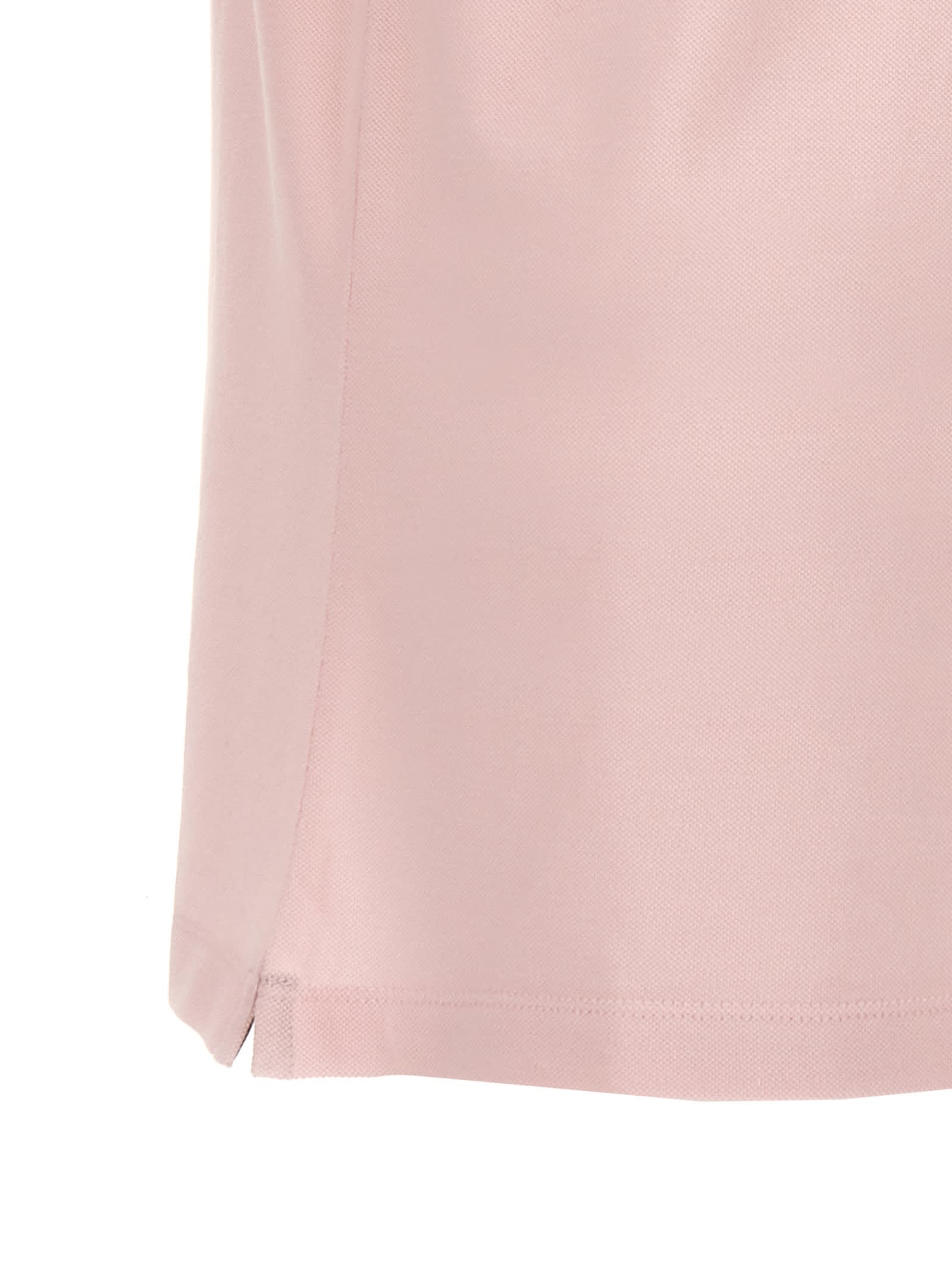 Shop Brunello Cucinelli Piqu? Cotton Polo Shirt In Pink
