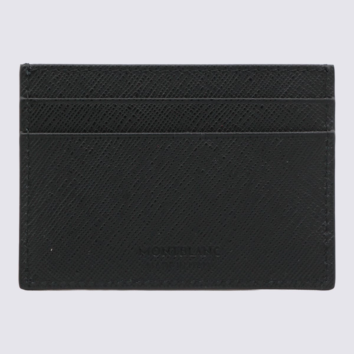 Montblanc Compact Textured Wallets And Cardholders In Black