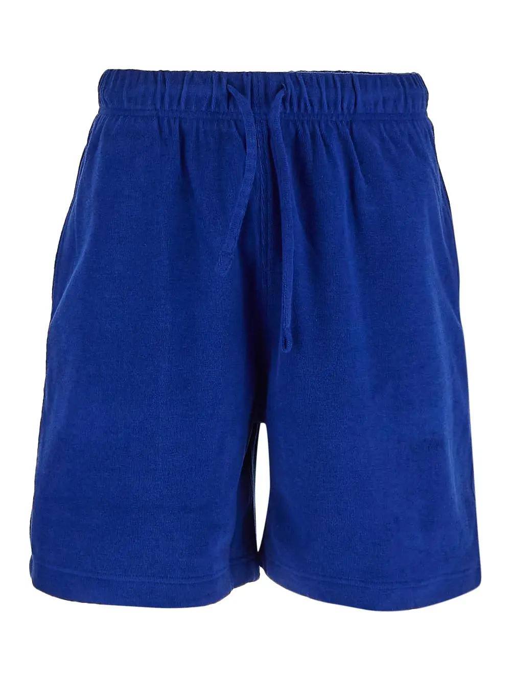 Shop Burberry Logo Short In Azure