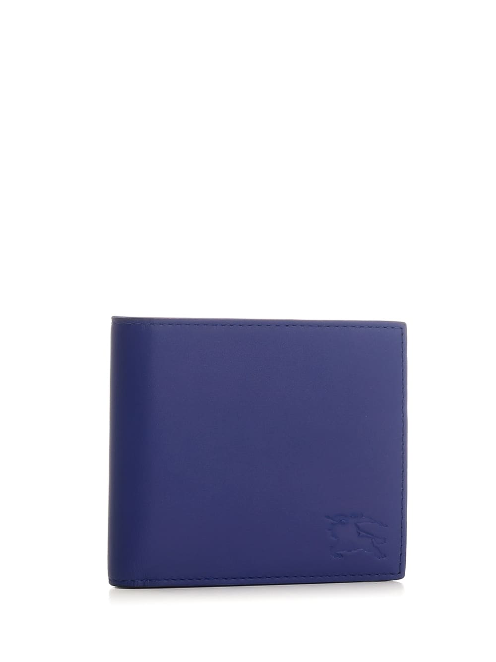 Burberry Ekd Bi-fold Wallet In Blue