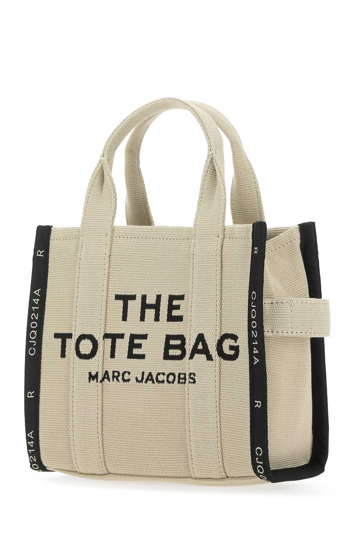Marc Jacobs Jacquard Pattern Fabric Tote With Detachable Strap In Neutral