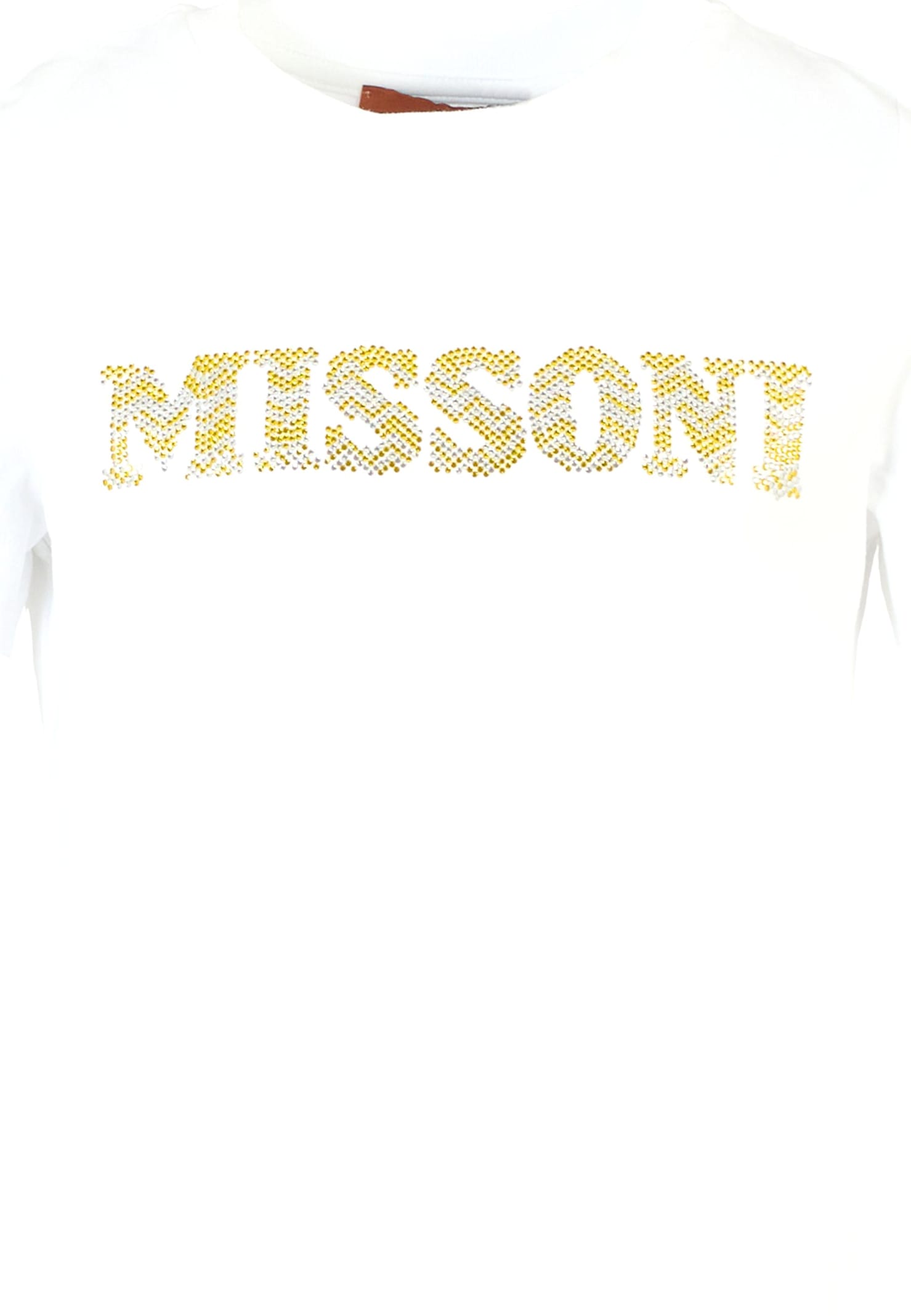 Missoni Short-sleeve Logo T-shirt In White