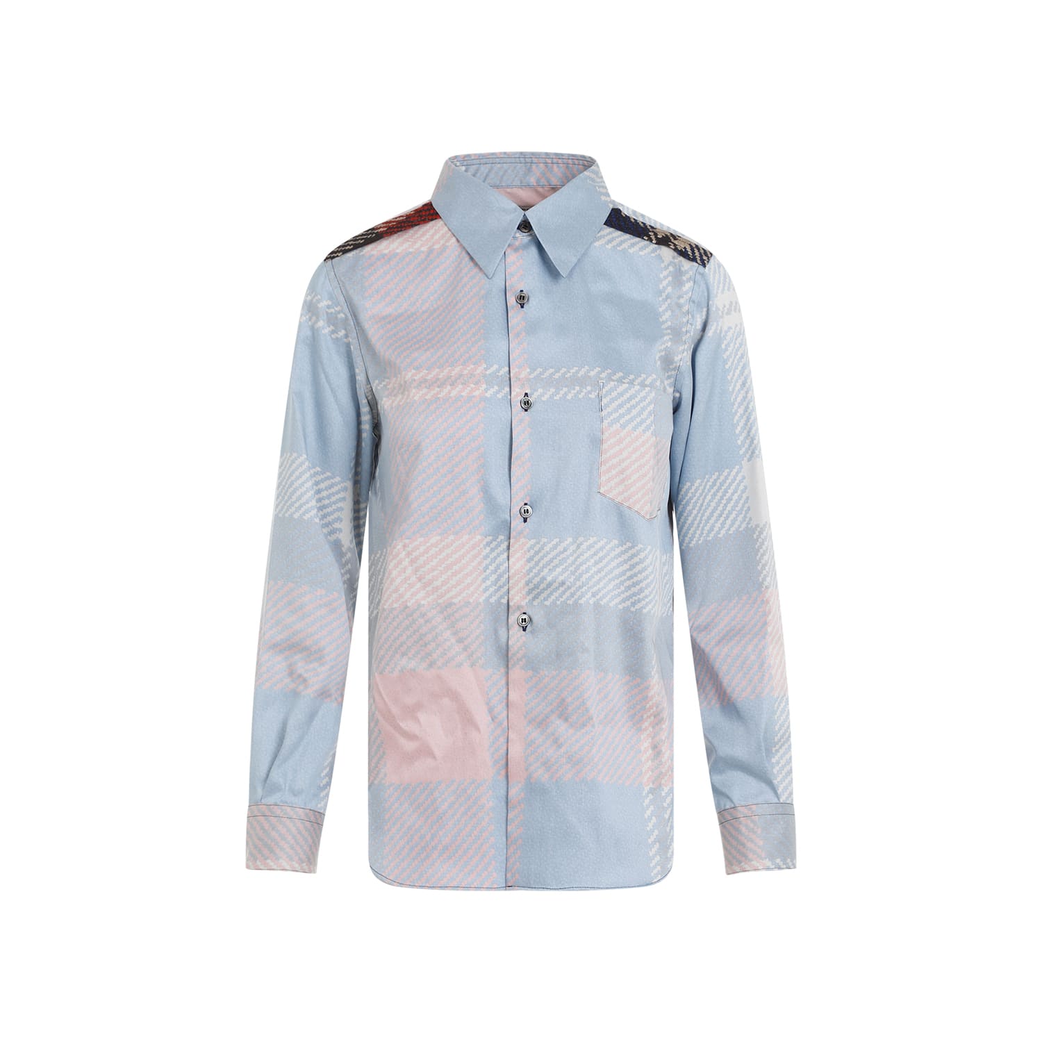 Shop Comme Des Garçons Shirt In Blue Multi