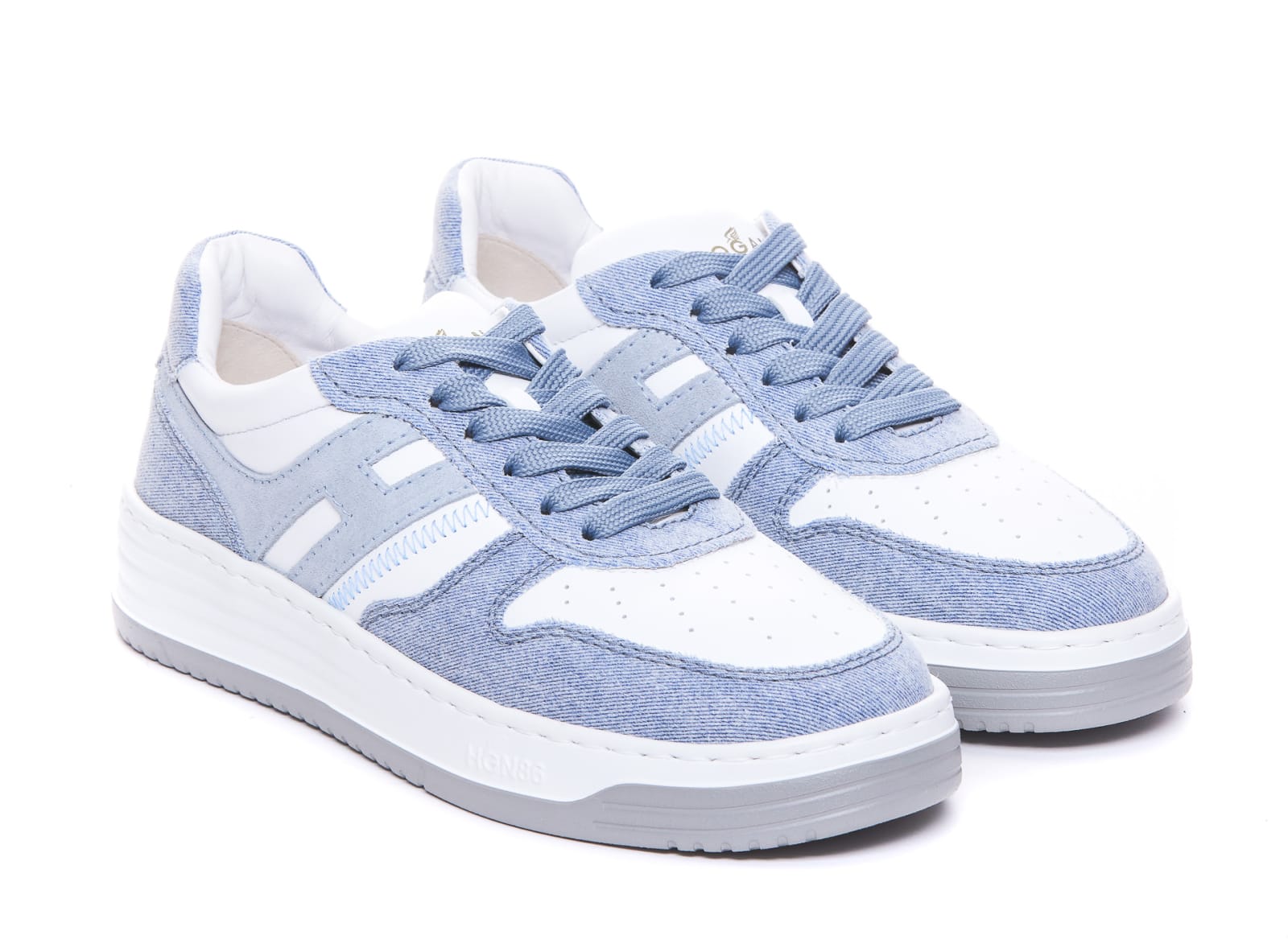 Hogan Sneakers In White/blue